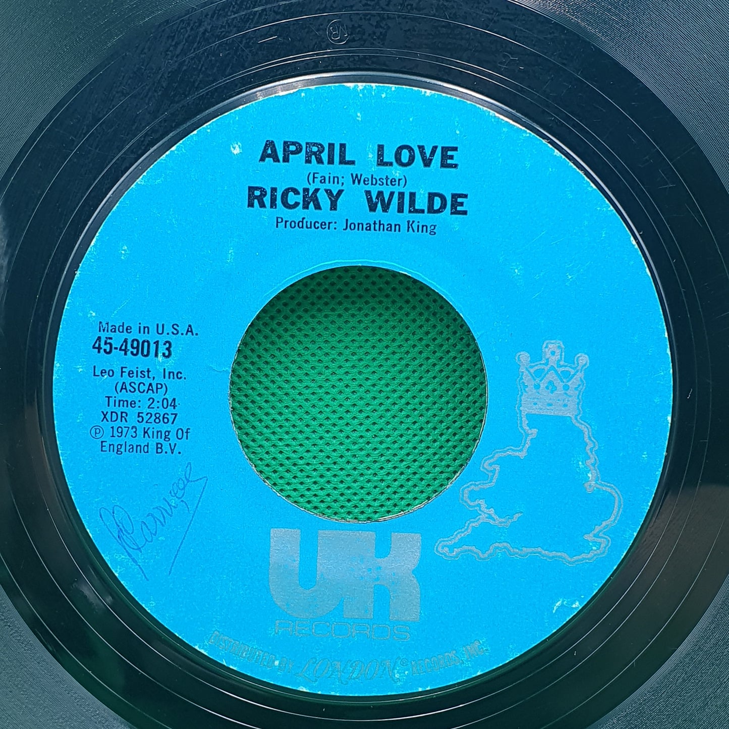 Ricky Wilde – April Love