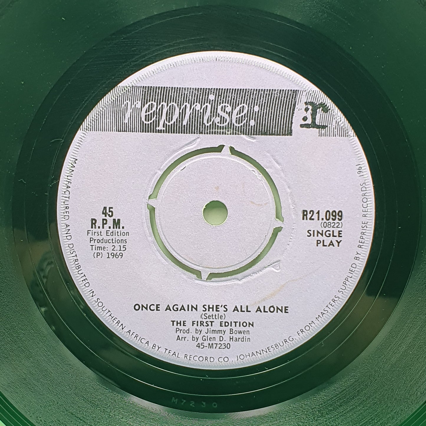 The First Edition – Once Again She's All Alone