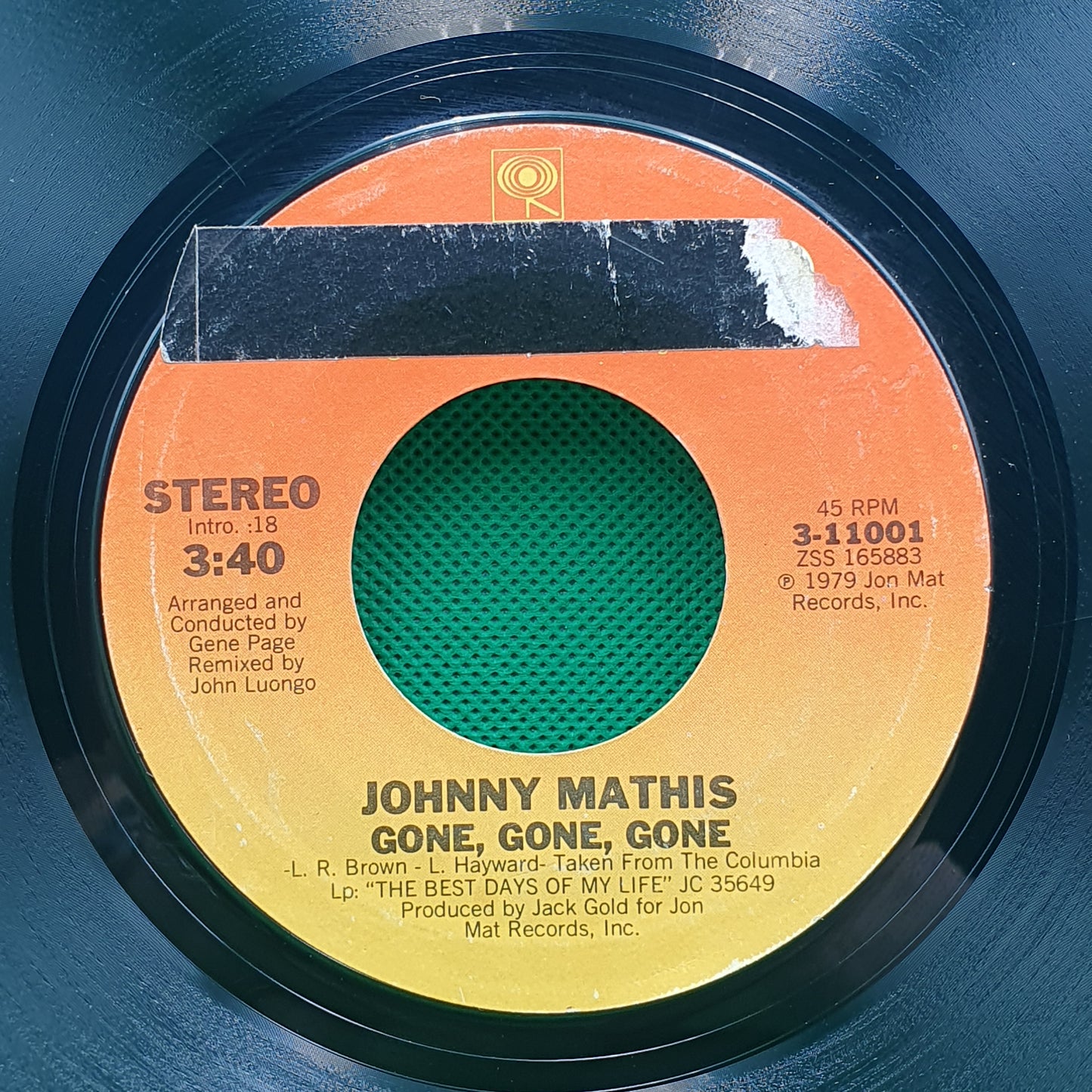Johnny Mathis – Begin The Beguine / Gone, Gone, Gone