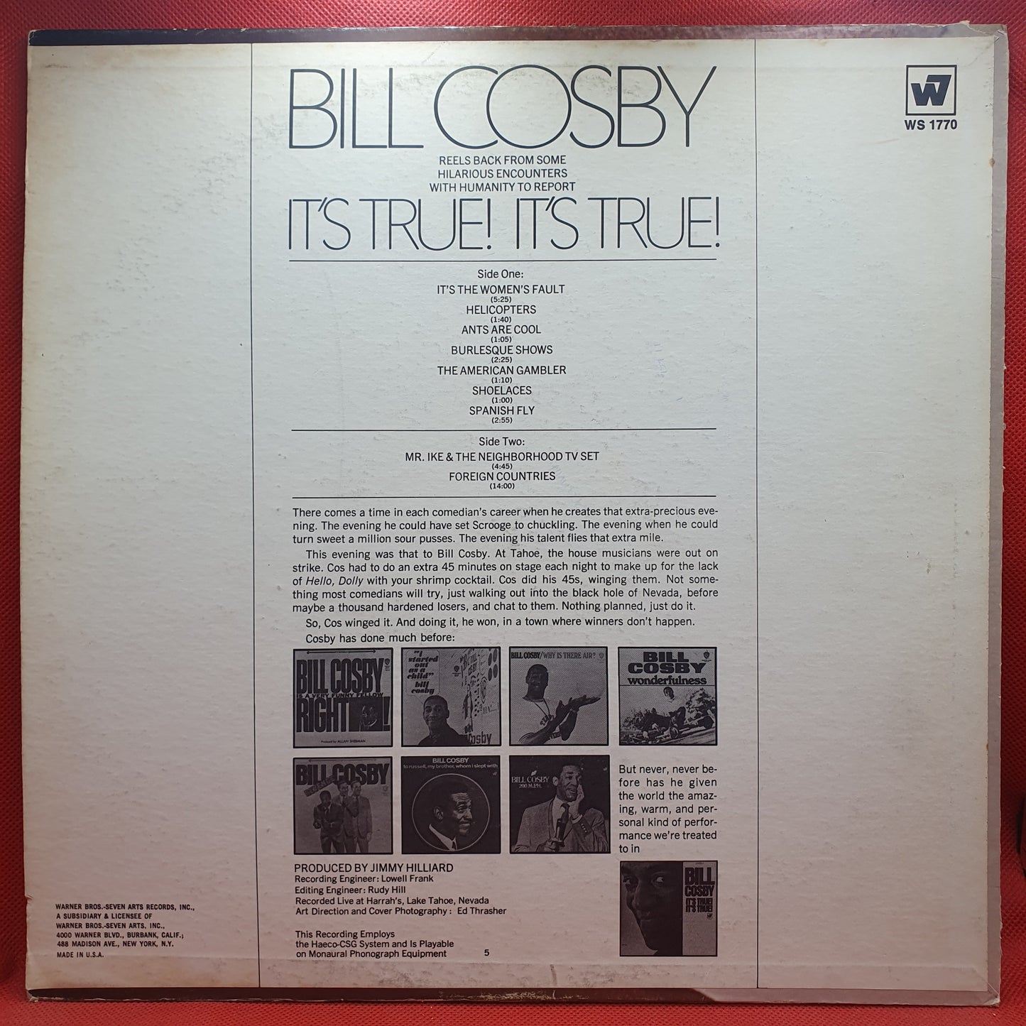 Bill Cosby – It's True! It's True!