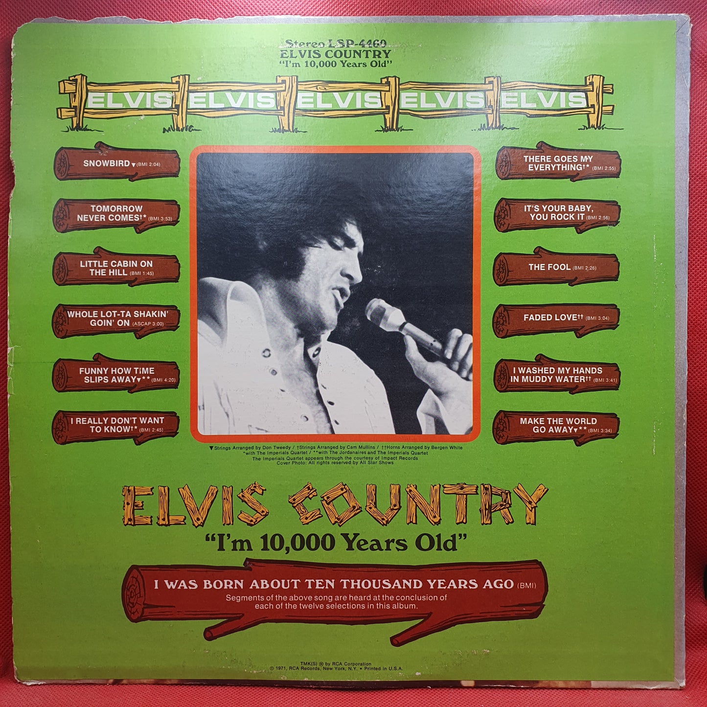 Elvis Presley – Elvis Country (I'm 10,000 Years Old)