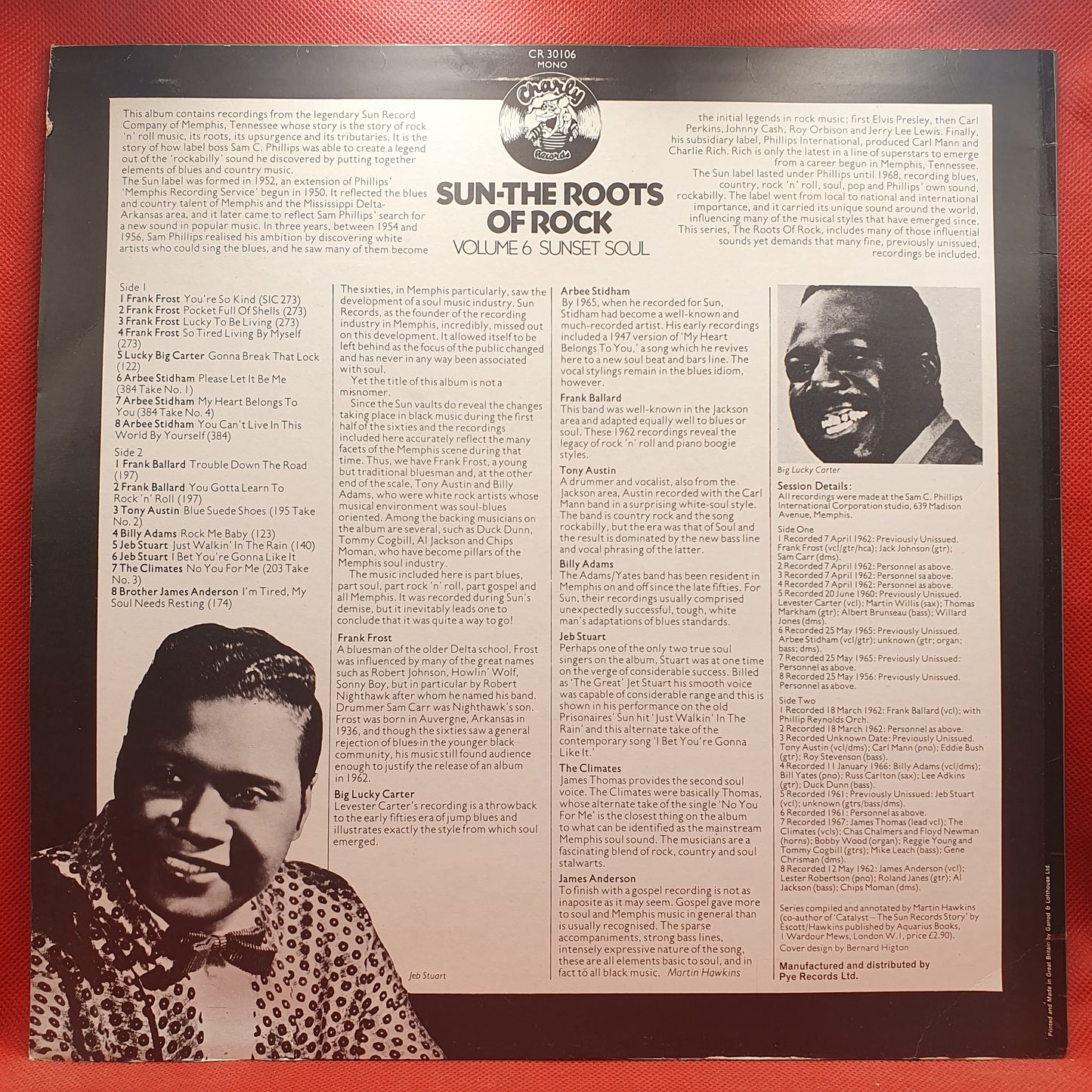 Various – Sun: The Roots Of Rock: Volume 6: Sunset Soul