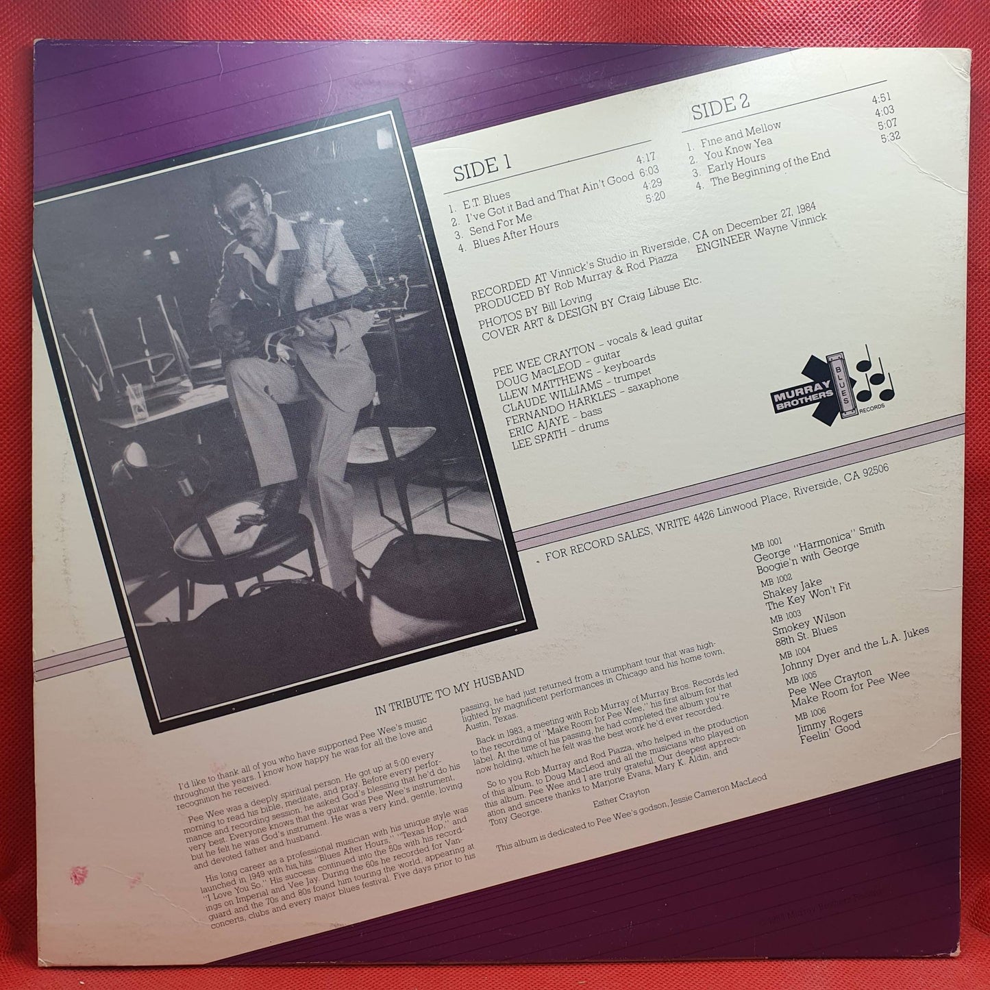 Pee Wee Crayton – Early Hours