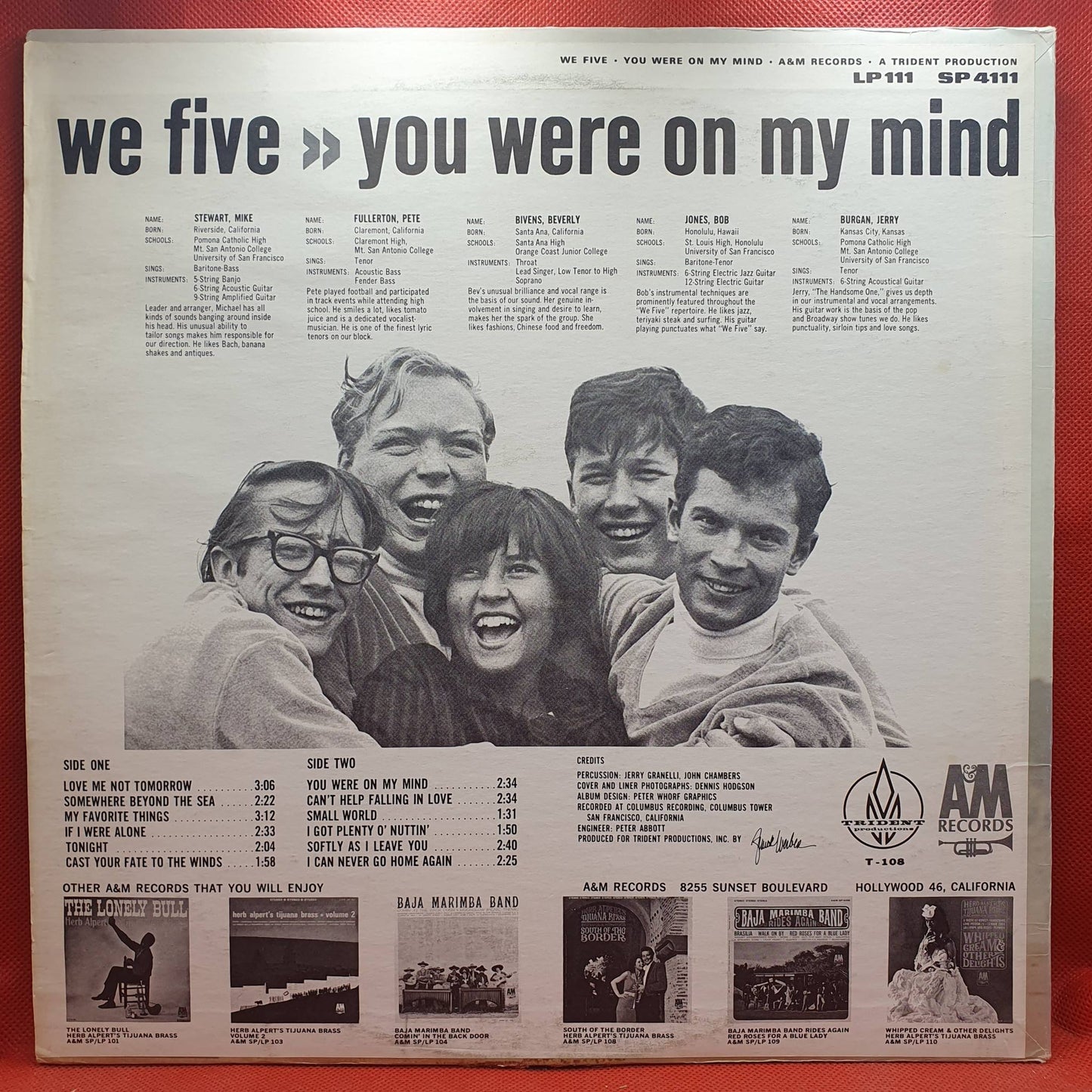 We Five – You Were On My Mind