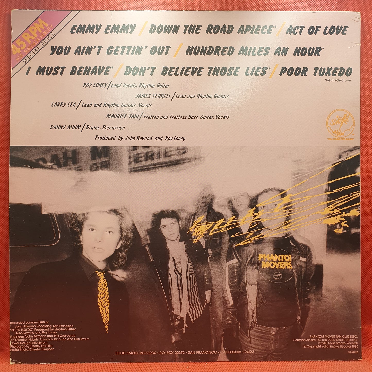 Roy Loney & The Phantom Movers – Phantom Tracks