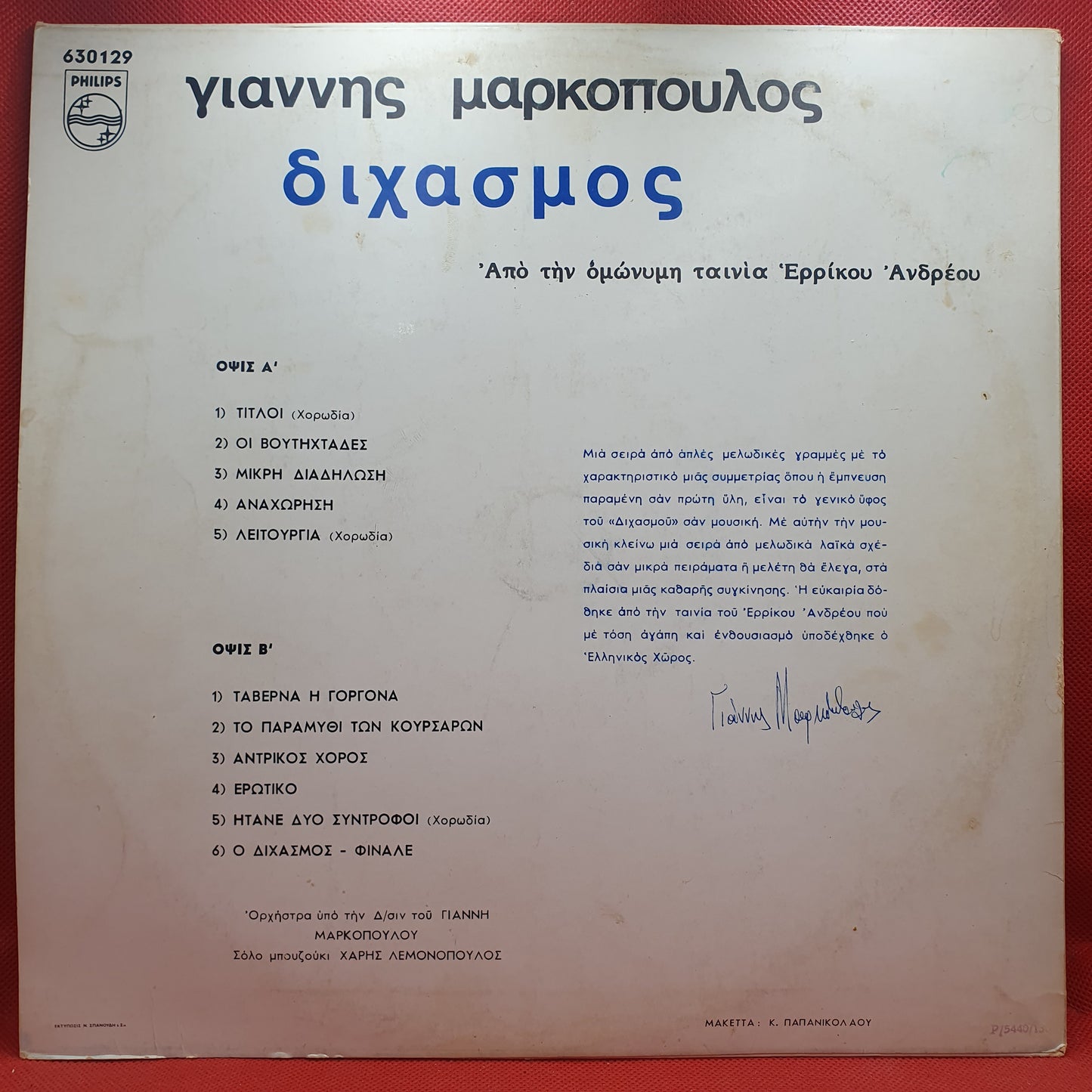 Ioannis Markopoulos – Division Banda Sonora Original