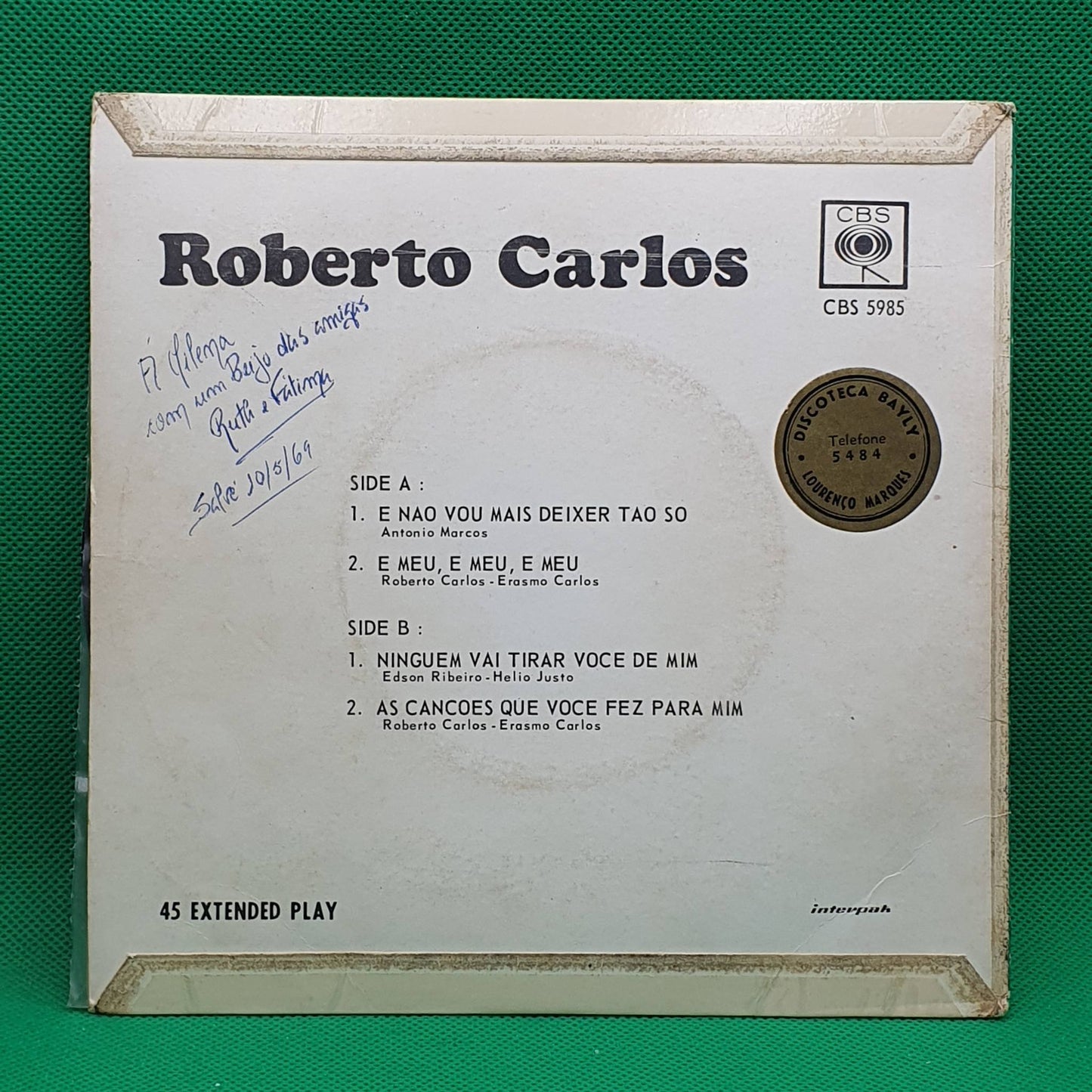 Roberto Carlos – E Não Vou Mais Deixar Tão Só