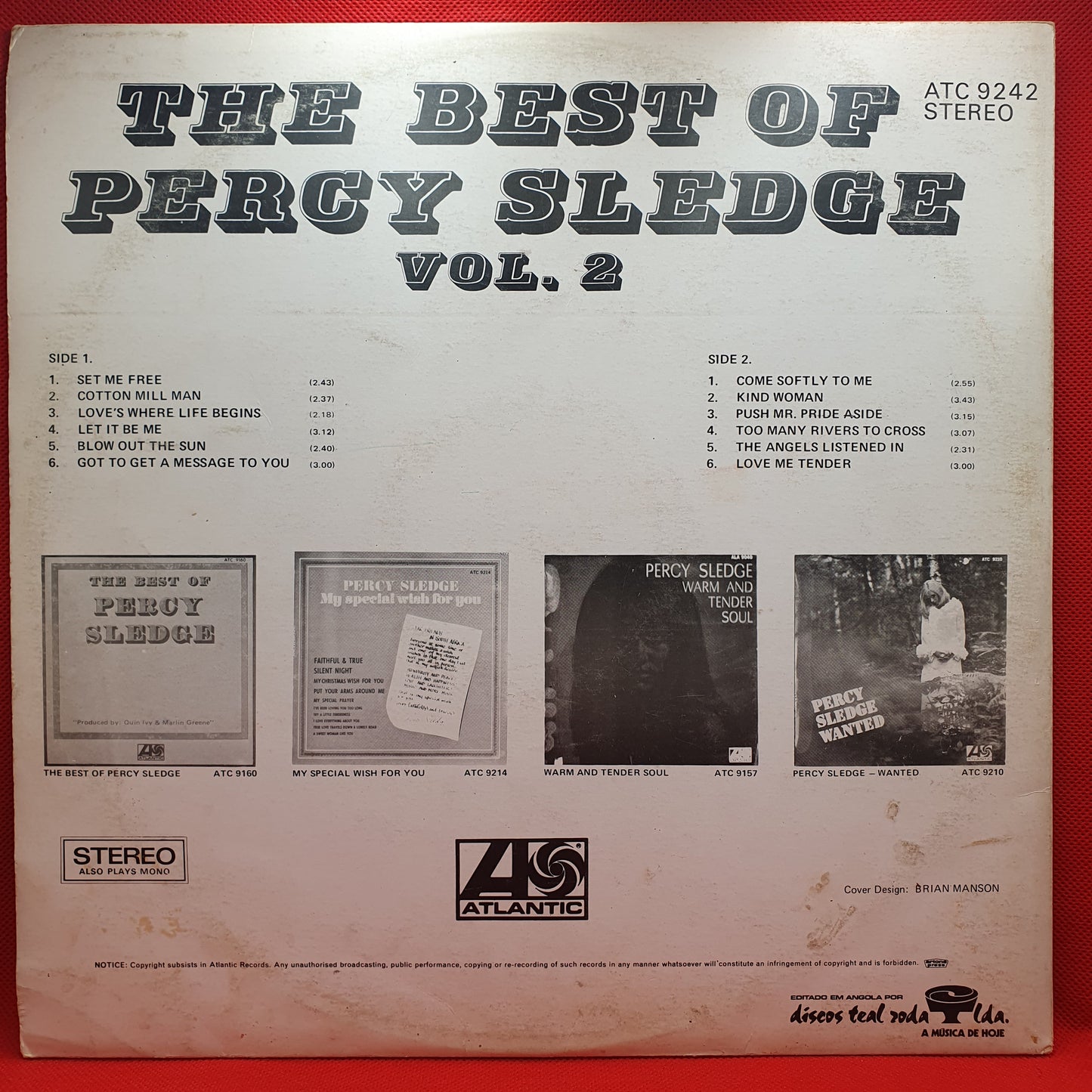 Percy Sledge – The Best Of Percy Sledge Vol. 2
