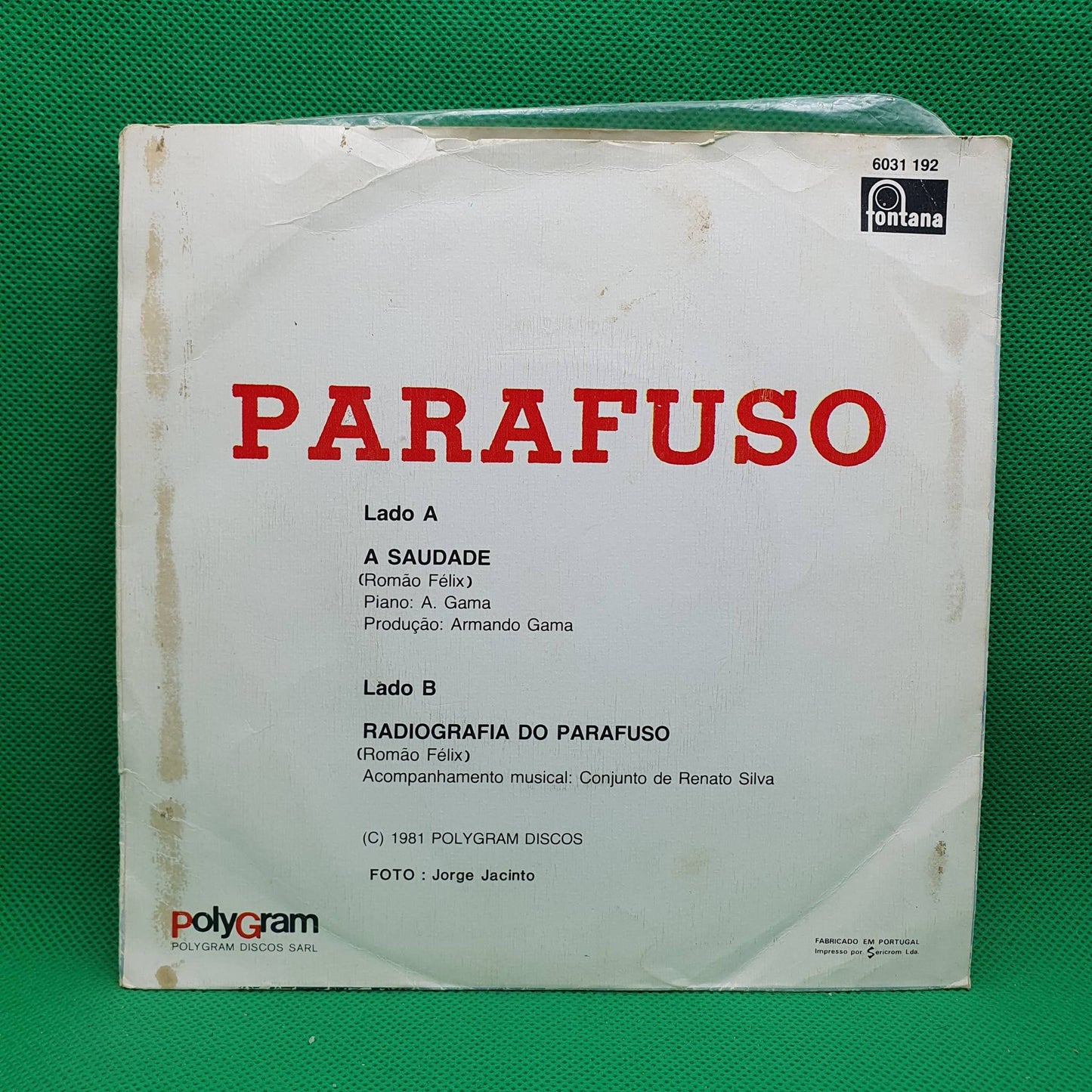 Parafuso – A Saudade