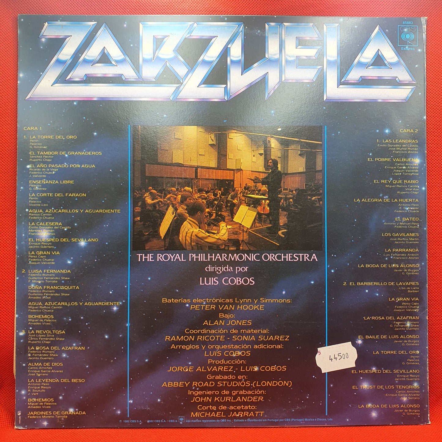 Luis Cobos Dirige The Royal Philharmonic Orchestra – Zarzuela