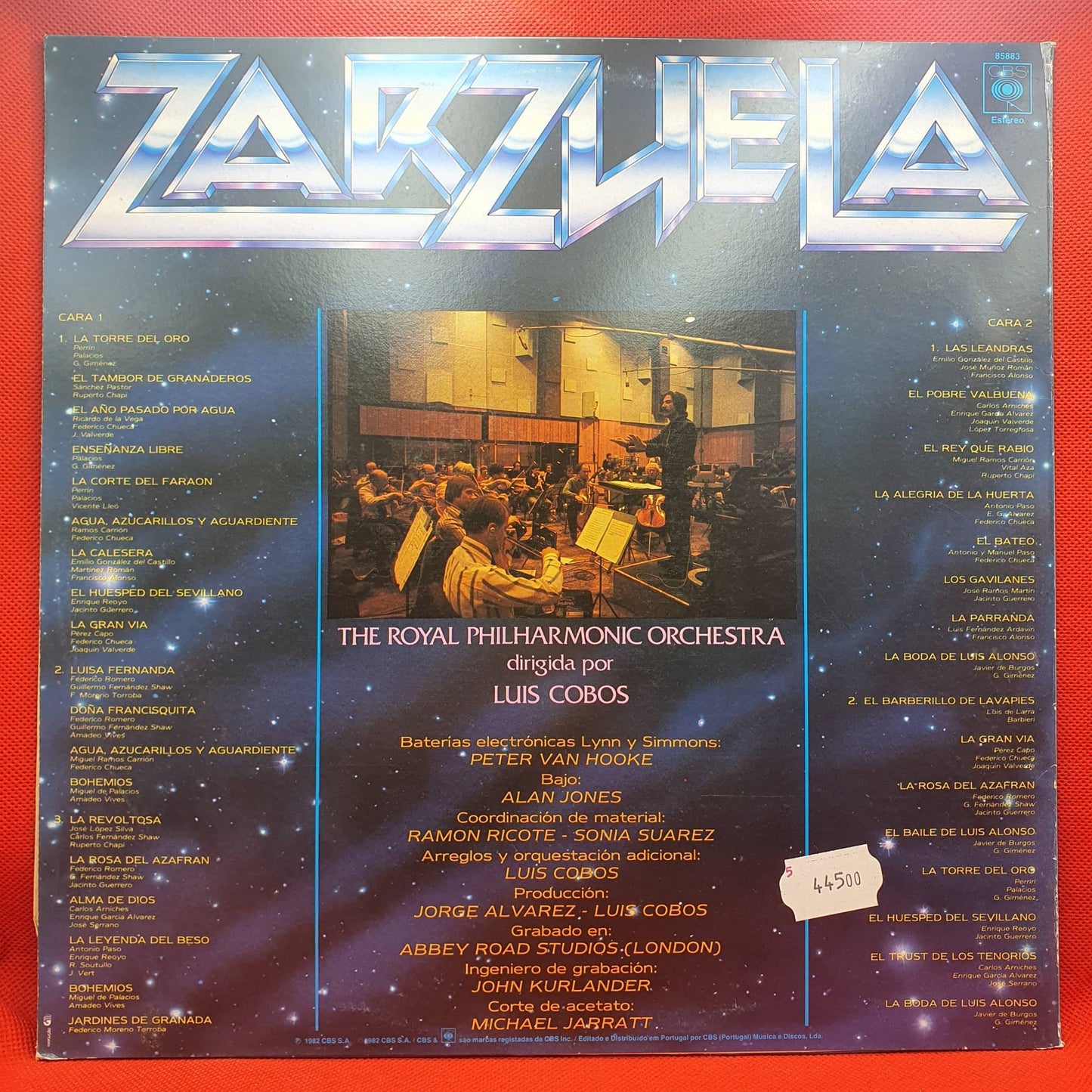 Luis Cobos Dirige The Royal Philharmonic Orchestra – Zarzuela