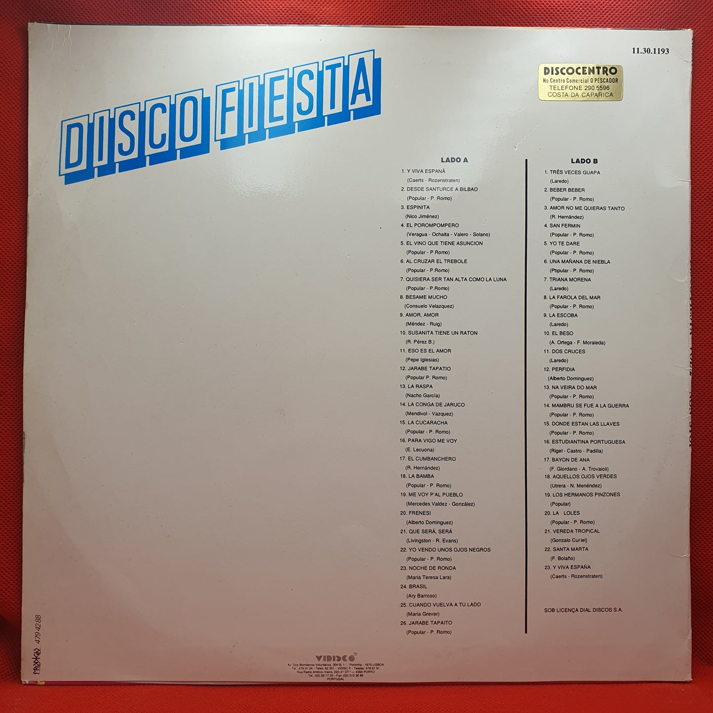 Pepe Galan Y Los Ritmicos – Disco Fiesta Vol 2 Non Stop
