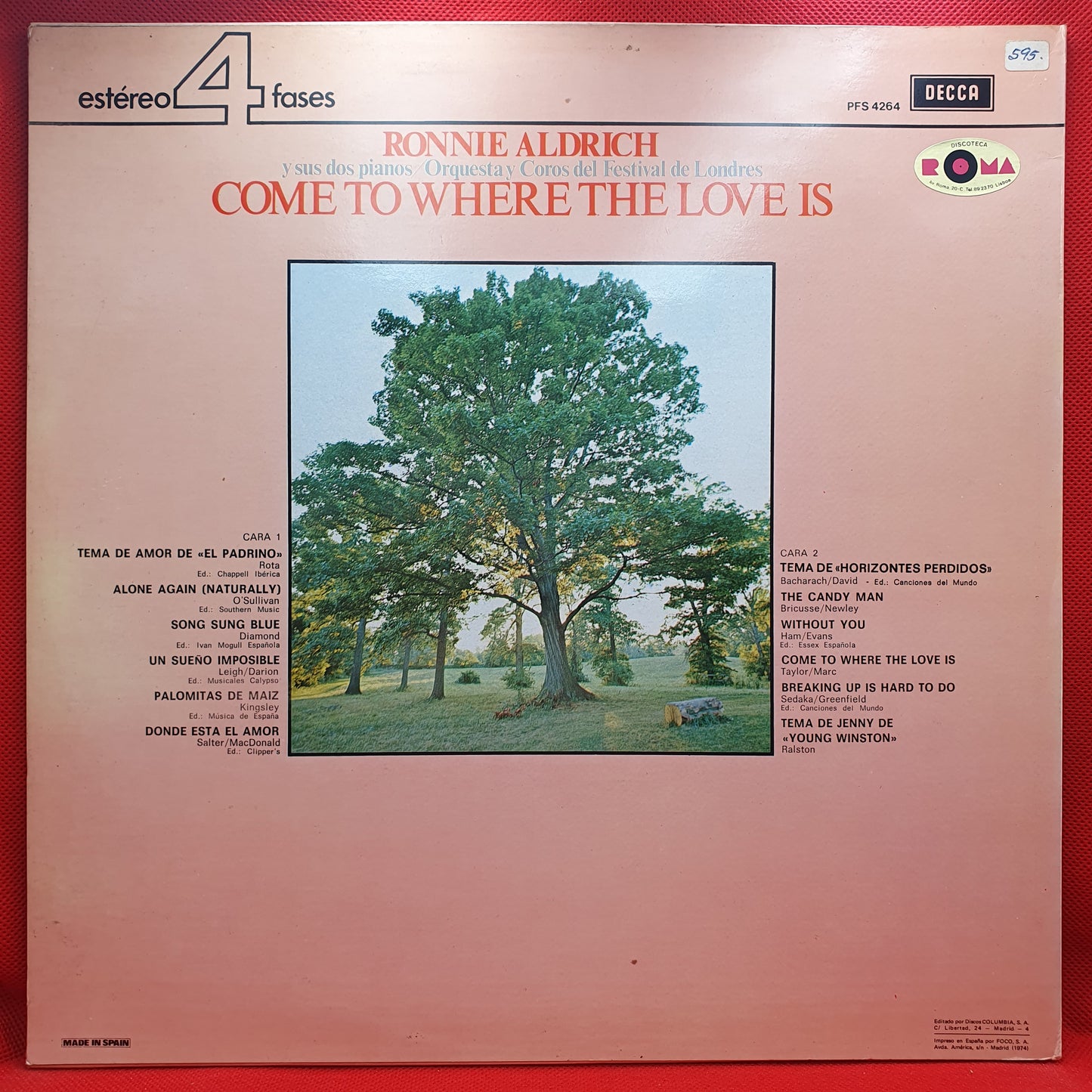 Ronnie Aldrich – Come To Where The Love Is