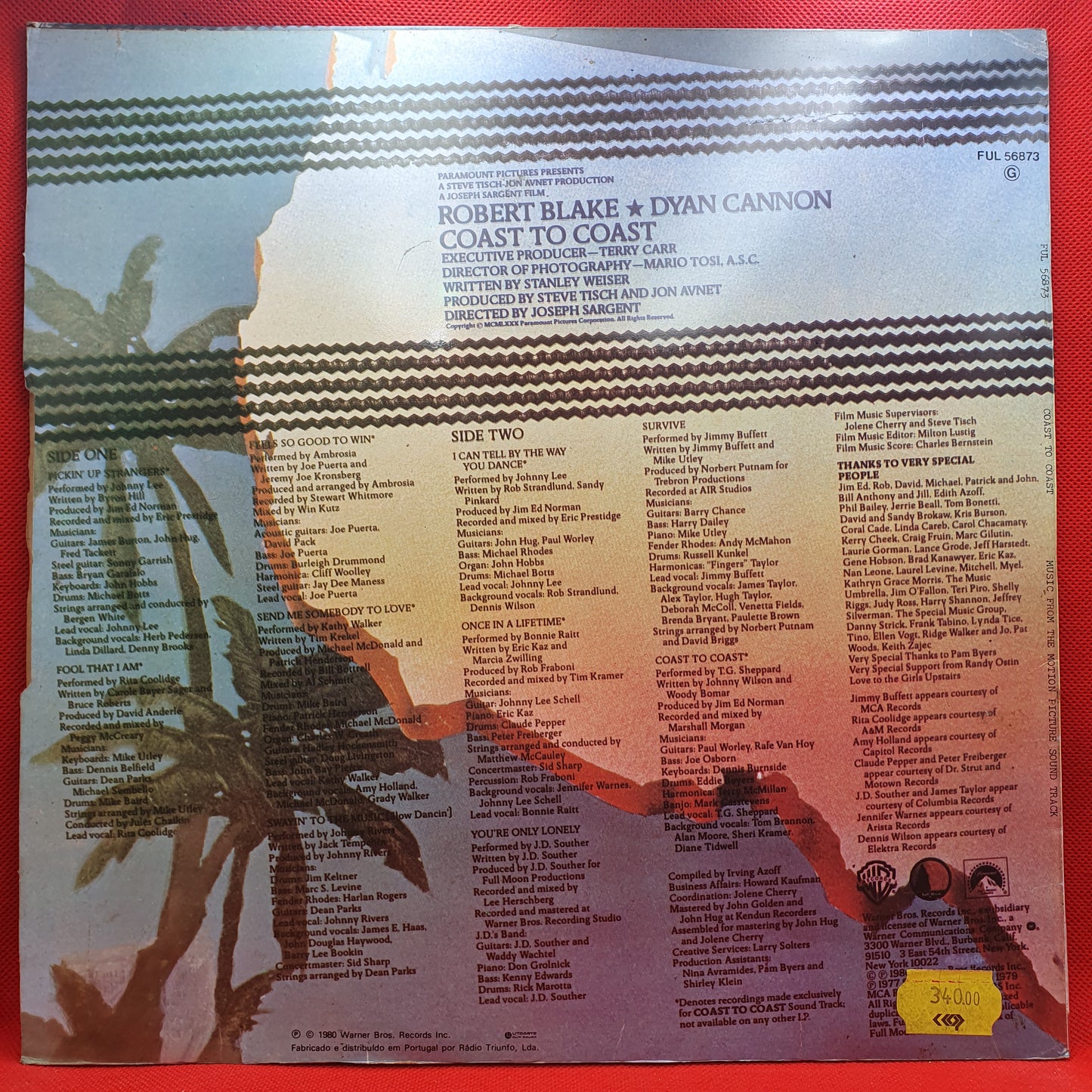 Various – Coast To Coast (Music From The Motion Picture Soundtrack)