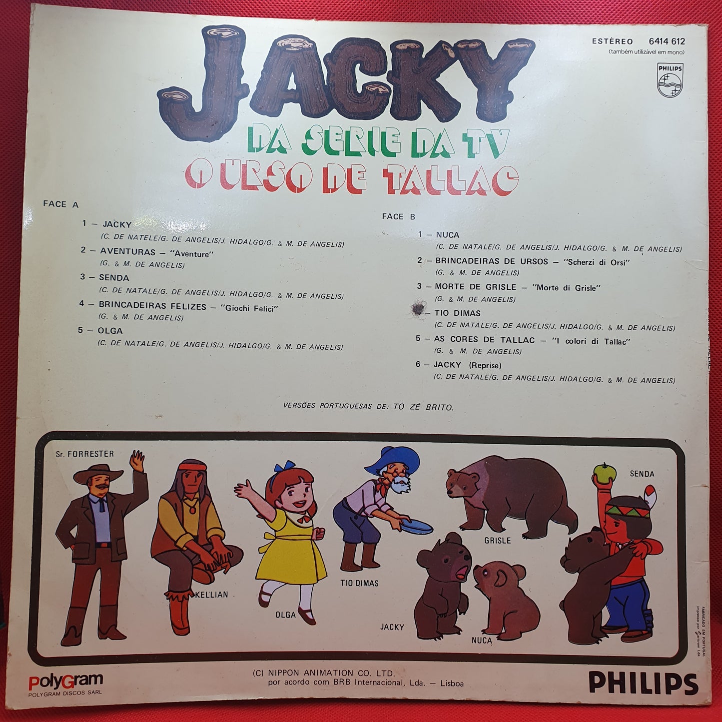 Tozé Brito – Jacky - Da Série Da Tv O Urso de Tallac