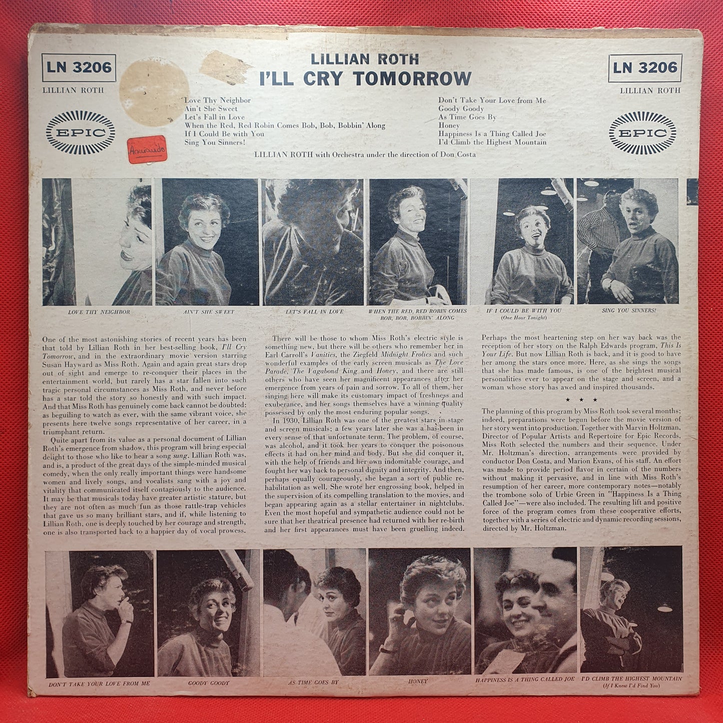 Lillian Roth – I'll Cry Tomorrow