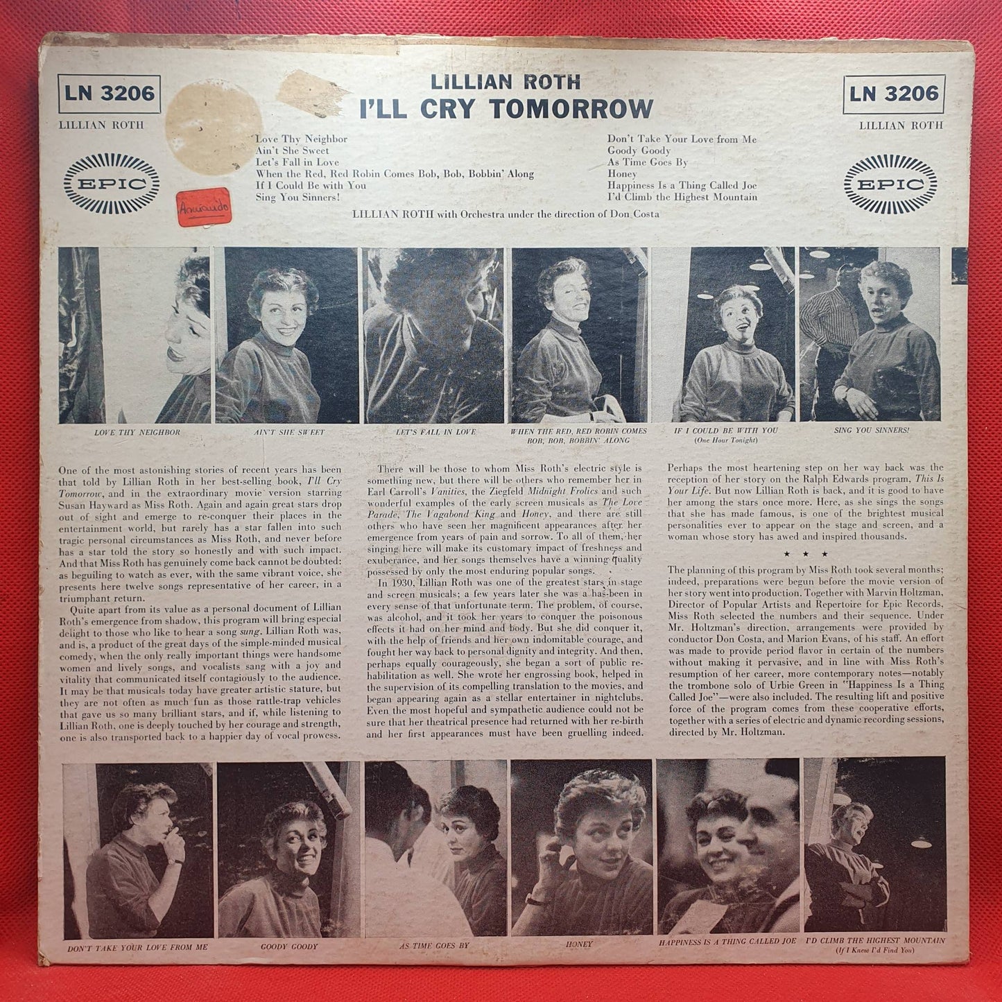 Lillian Roth – I'll Cry Tomorrow