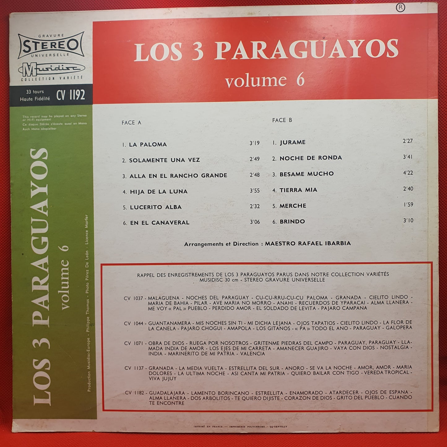 Los Fabulosos 3 Paraguayos – Los Fabulosos 3 Paraguayos Volume 6