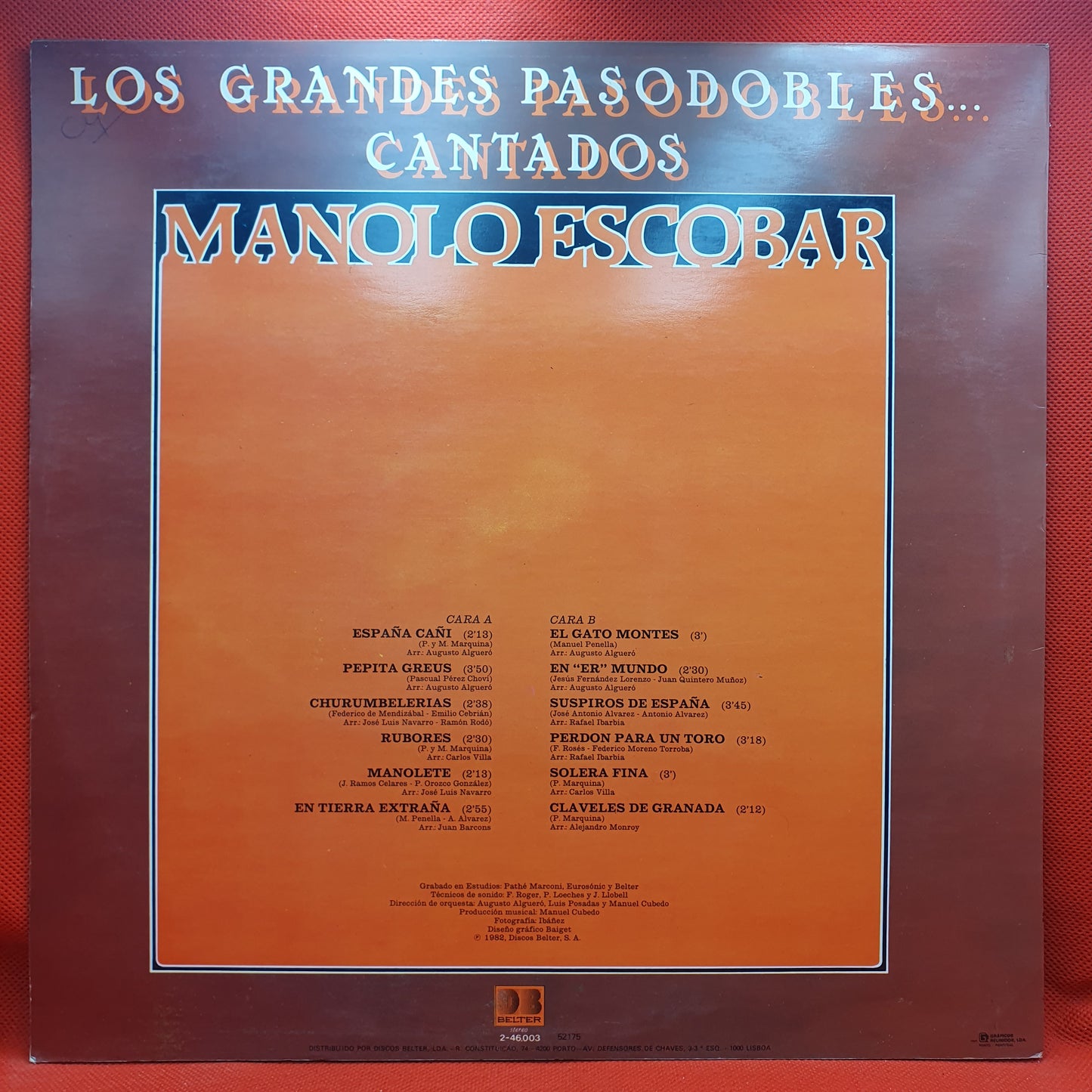 Manolo Escobar – Los Grandes Pasodobles Cantados