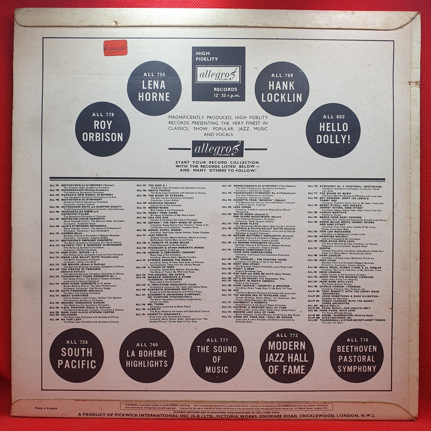 The Parris Mitchell Strings – From Spain With Love