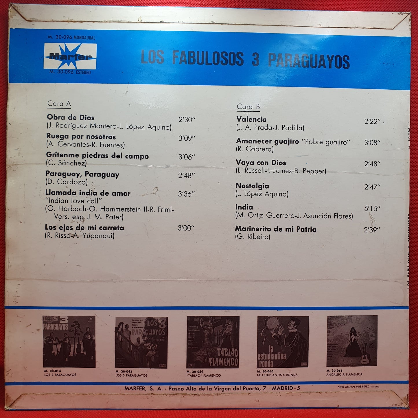 Los Fabulosos 3 Paraguayos – Los Fabulosos 3 Paraguayos