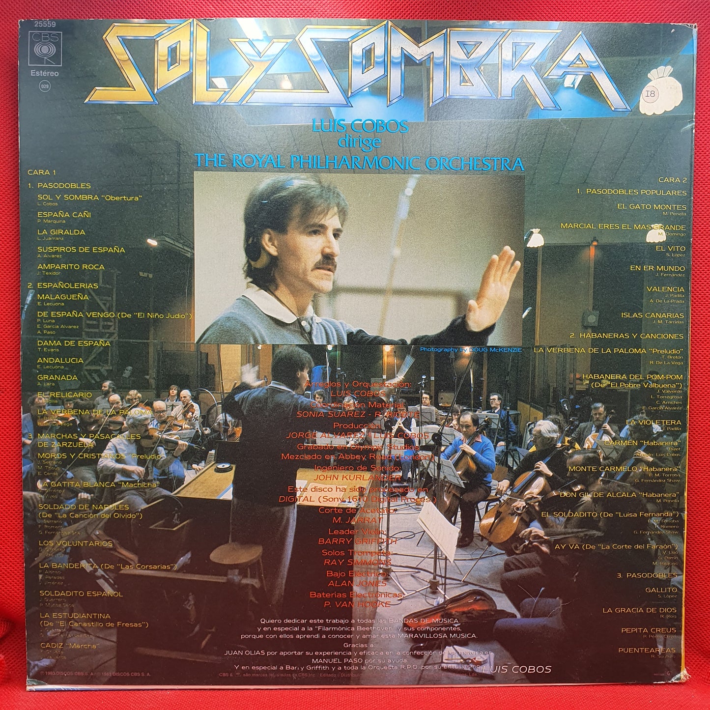 Luis Cobos Directs, Royal Philharmonic Orchestra – Sol Y Sombra