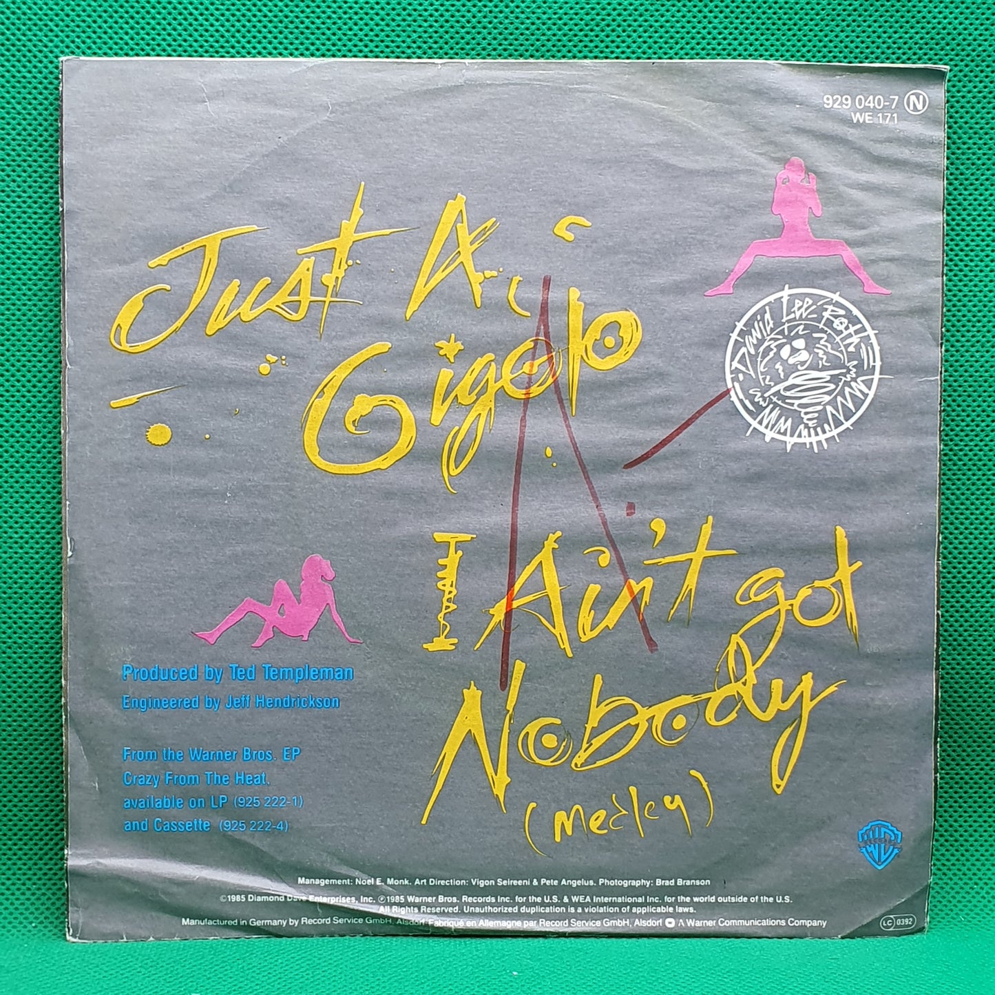 David Lee Roth – Just A Gigolo / I Ain't Got Nobody (Medley)