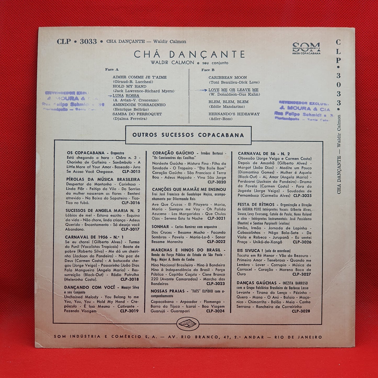 Waldir Calmon E Seu Conjunto – Chá Dançante