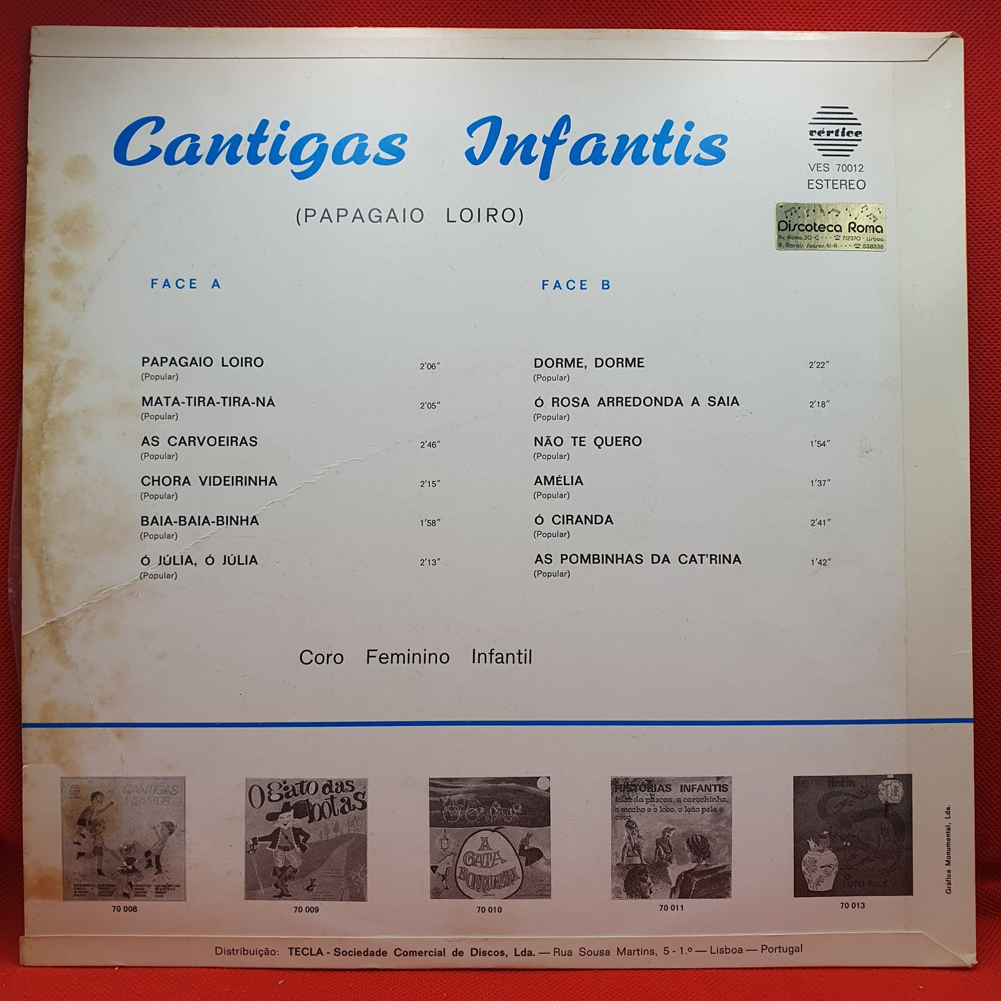 Coro Infantil (Tecla) – Cantigas Infantis