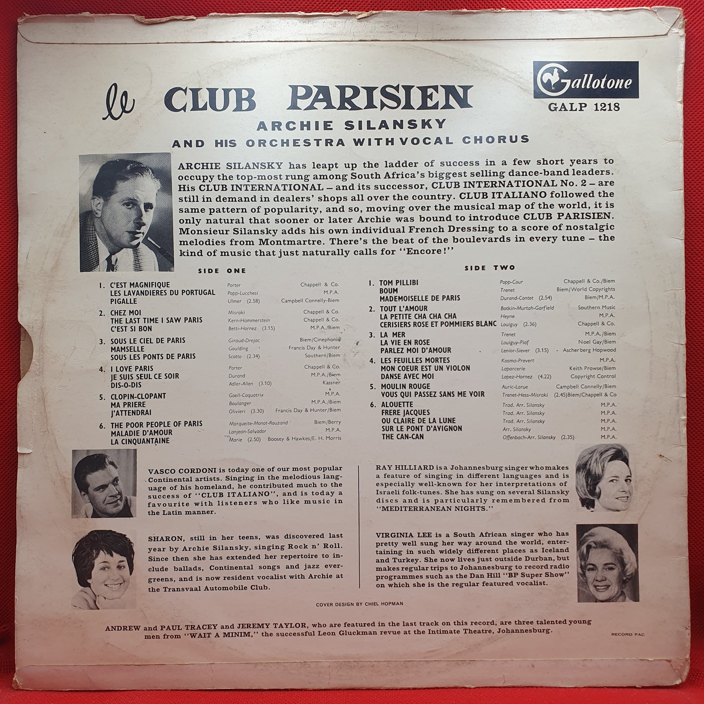 Archie Silansky And His Orchestra – Le Club Parisien