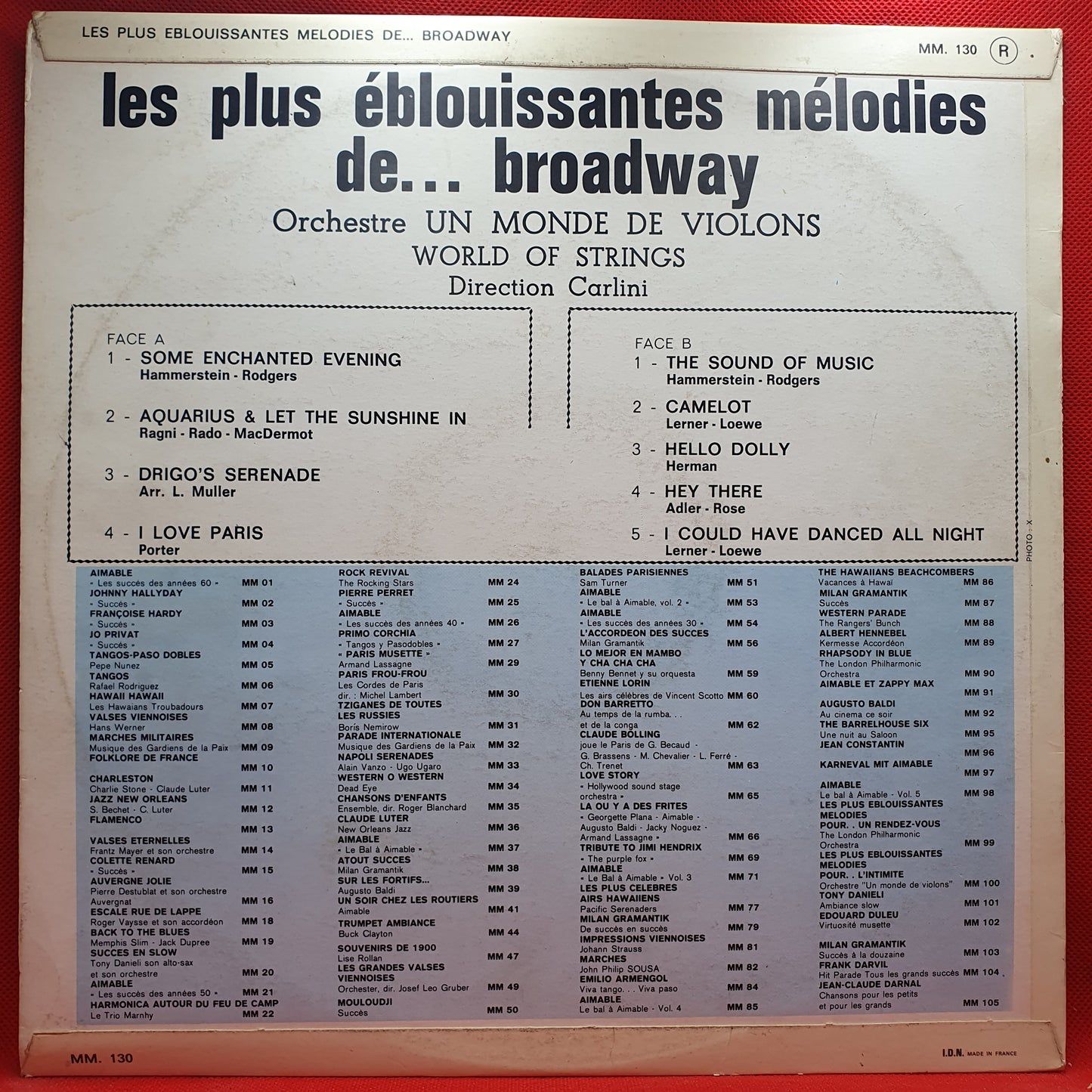 Un Monde De Violons – Les Plus Eblouissantes Mélodies... De Broadway