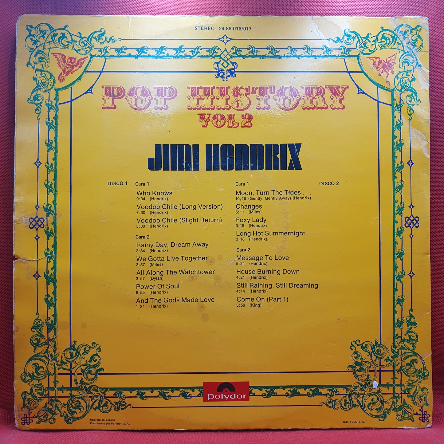 Jimi Hendrix – Pop History Vol 2