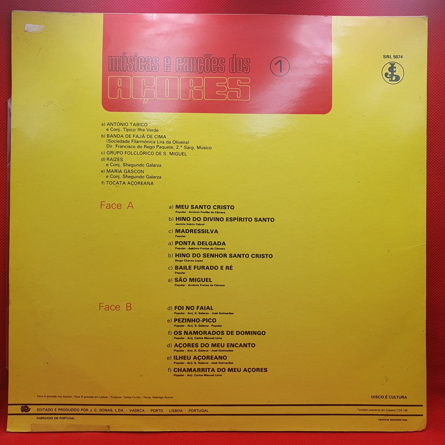 Varios - Musicas e Canções Dos Açores