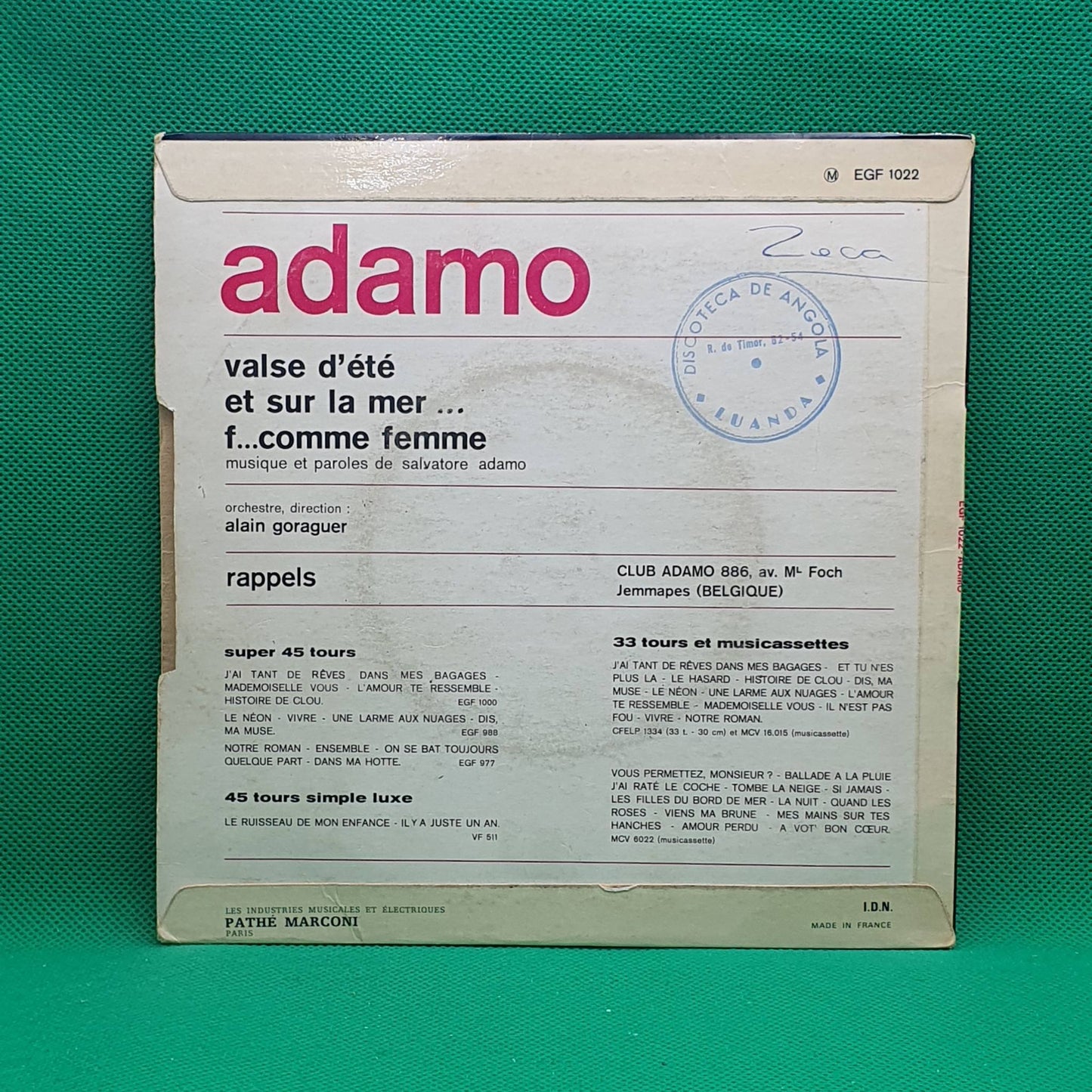Adamo – Valse D'été