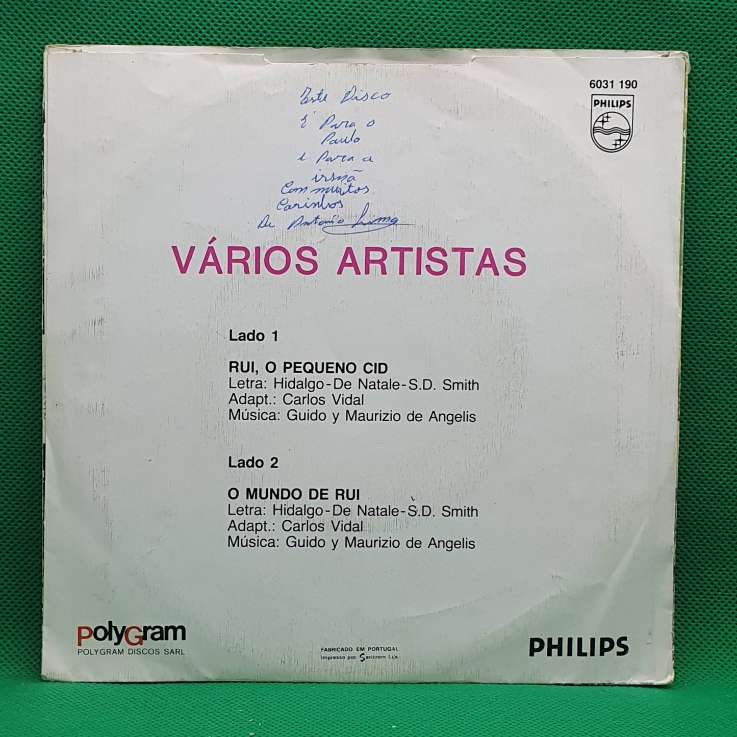 Various – Ruy "O Pequeno Cid" (O Mundo De Ruy)