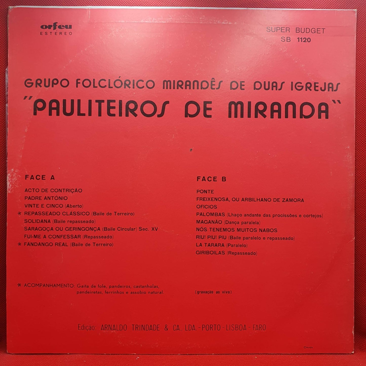 Grupo Folclórico Mirandês De Duas Igrejas – Pauliteiros De Miranda