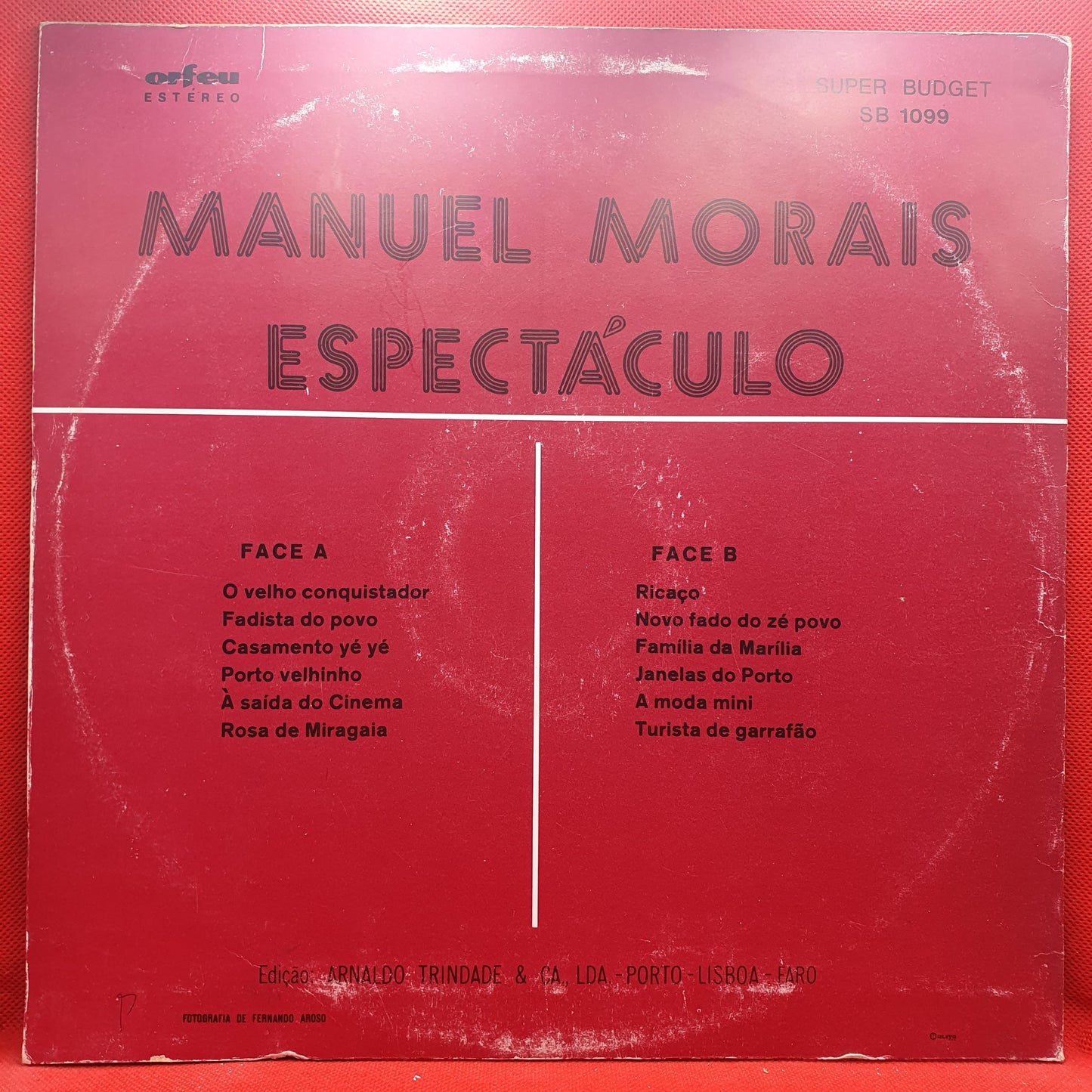 Manuel Morais – Espectáculo