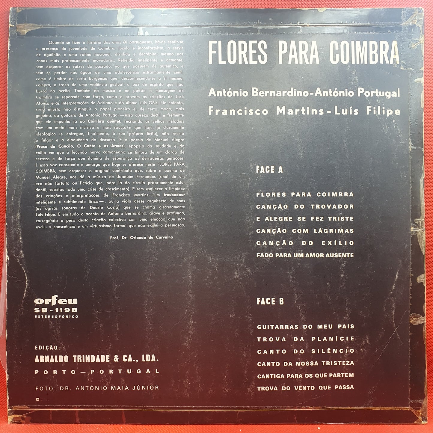 António Bernardino – Flores Para Coimbra