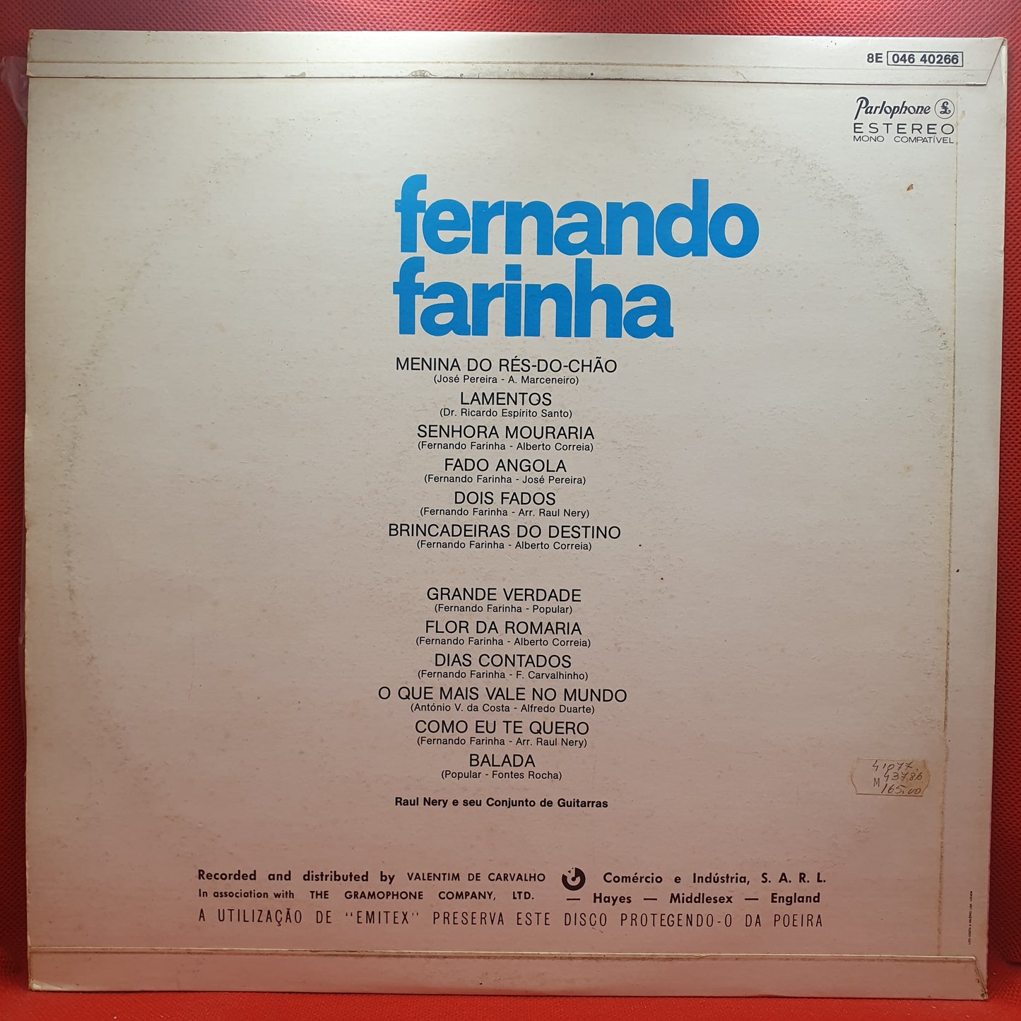 Fernando Farinha – Fado Angola