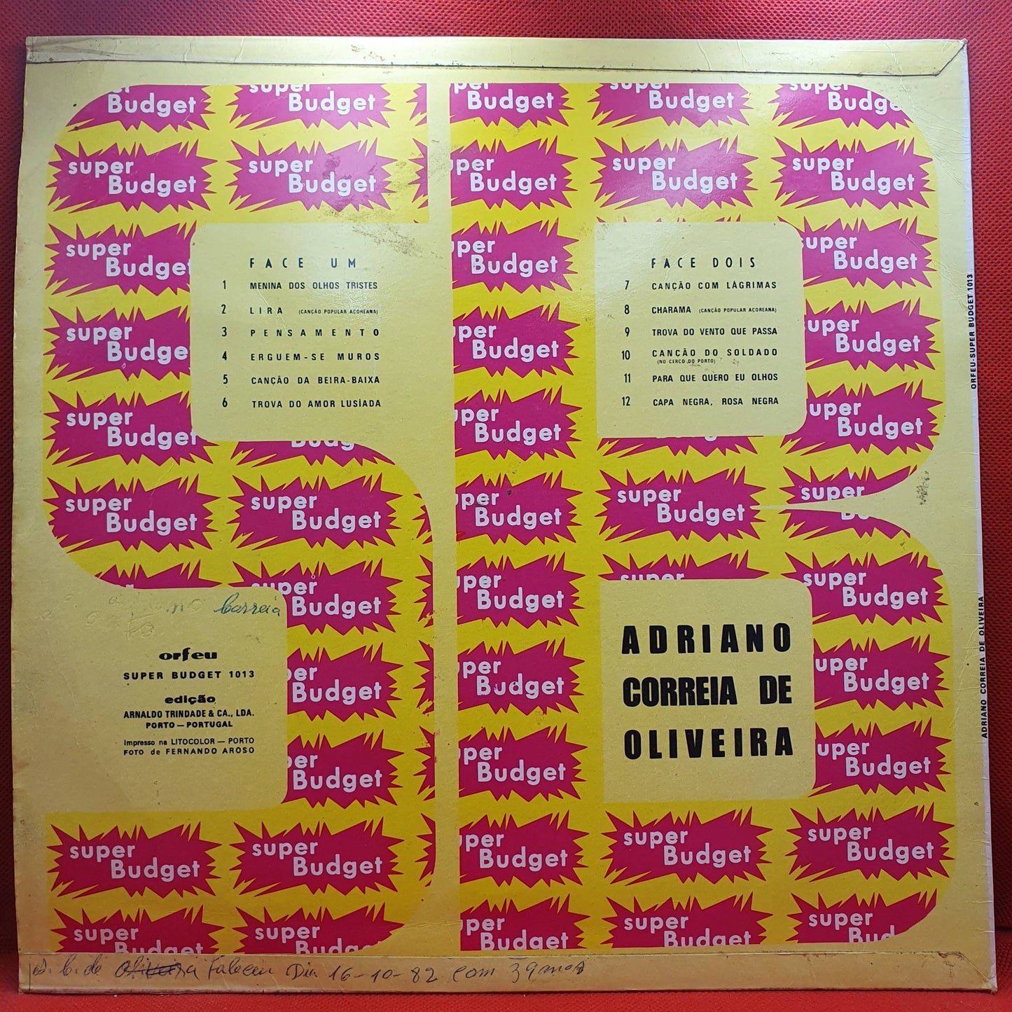 Adriano Correia De Oliveira – Adriano Correia De Oliveira