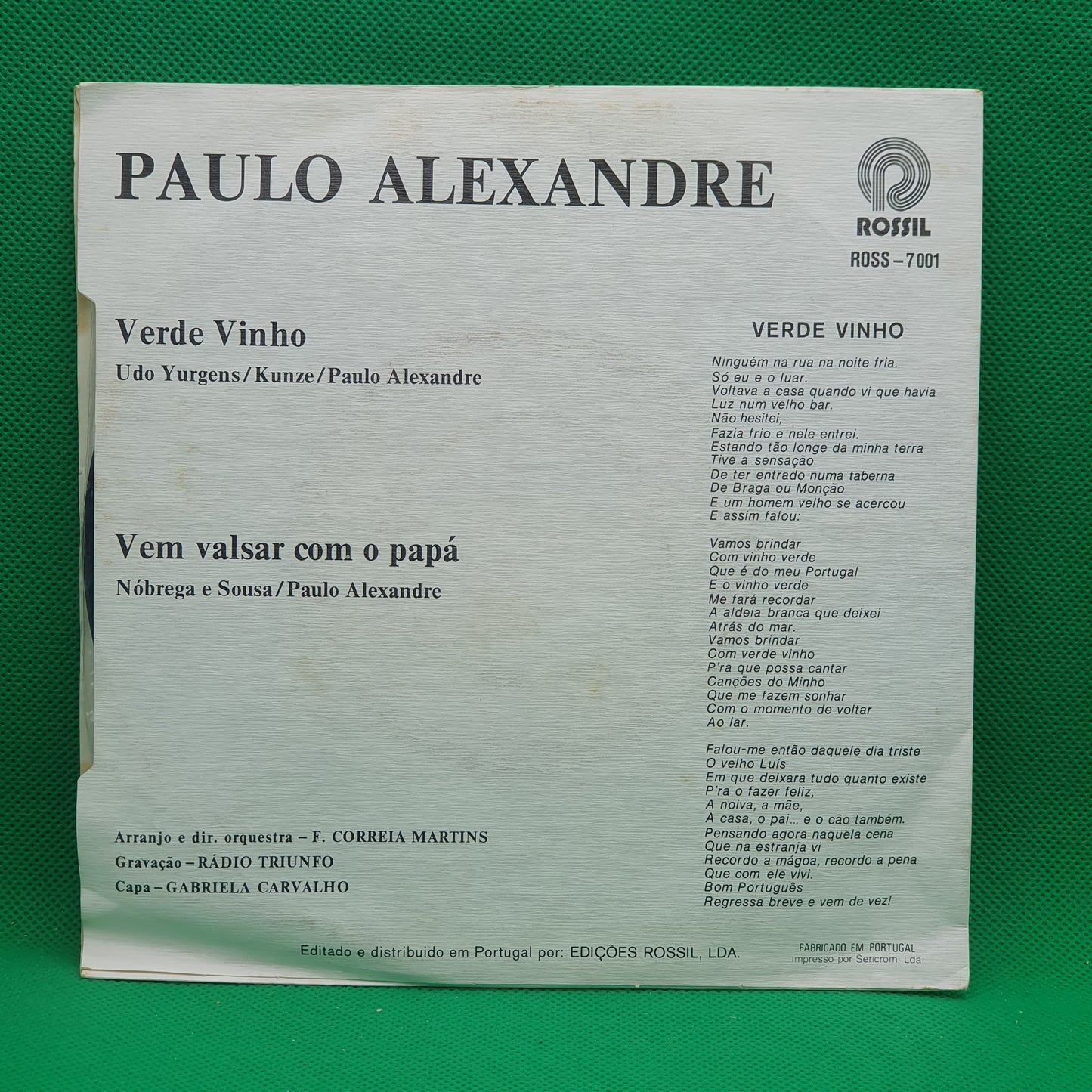 Paulo Alexandre – Verde Vinho