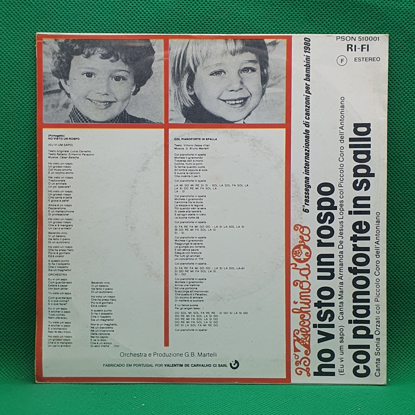 Maria Armanda / Piccolo Coro Dell'Antoniano – Eu Vi Um Sapo / Ho Visto Un Rospo