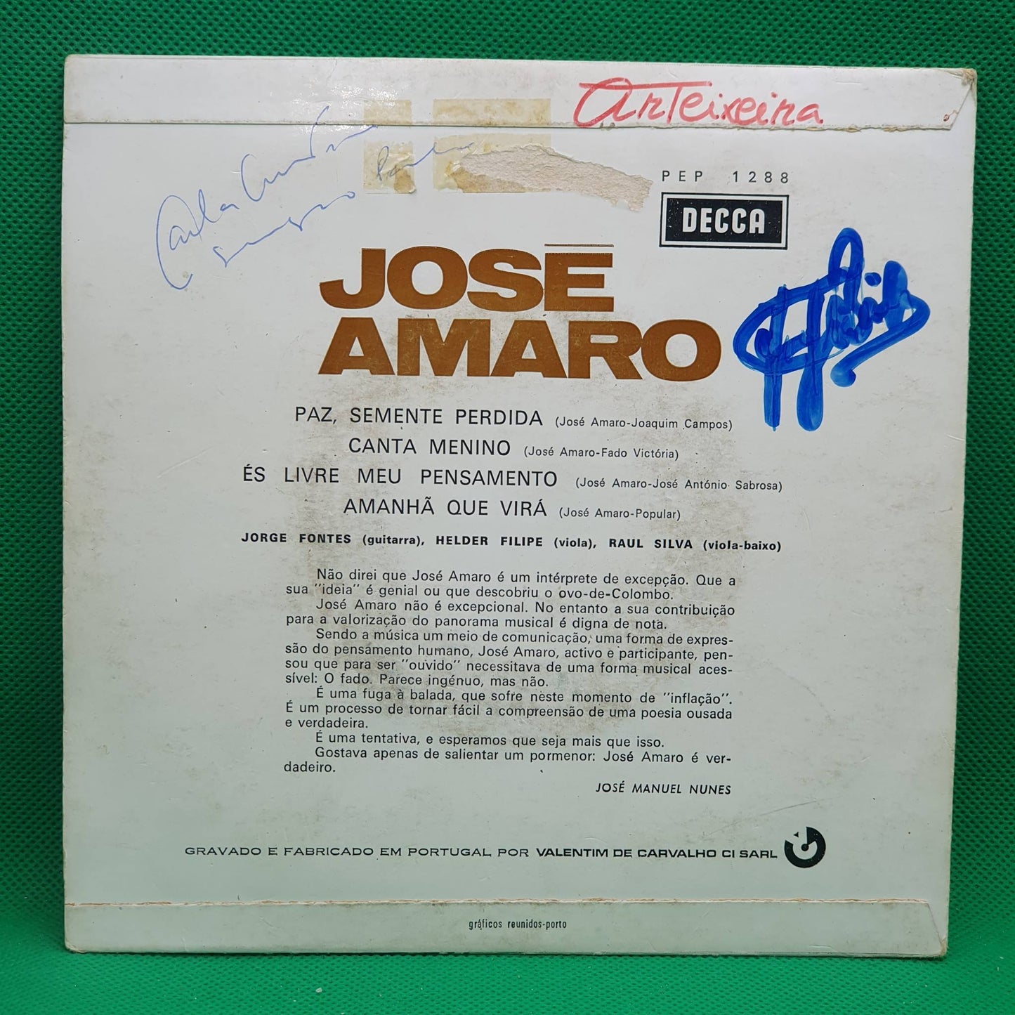 José Amaro – És Livre Meu Pensamento