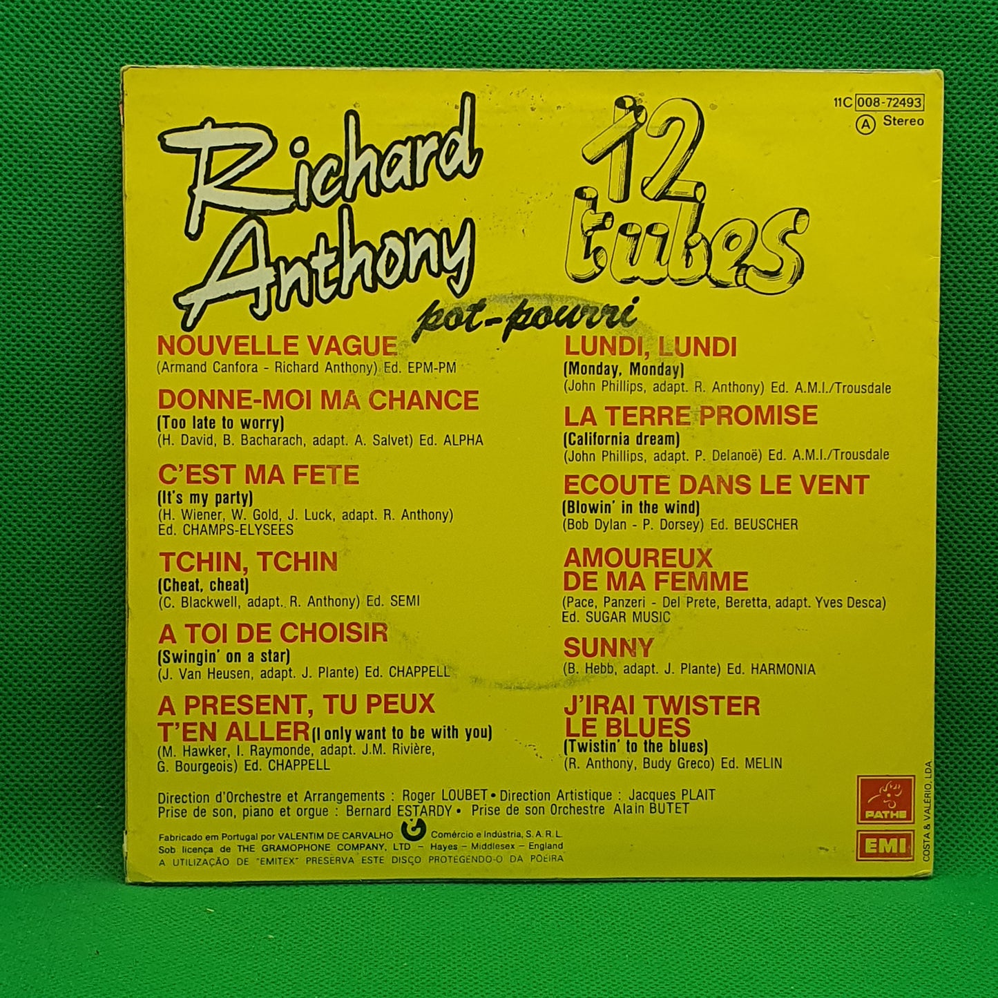 Richard Anthony – 12 Tubes