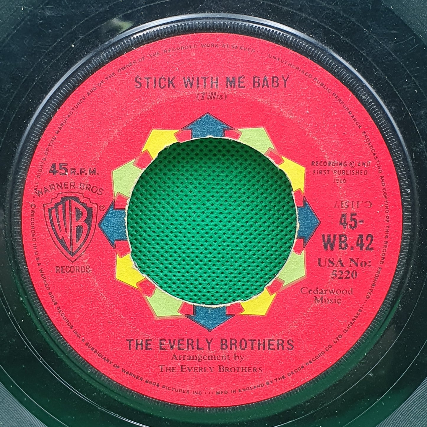 The Everly Brothers – Stick With Me Baby