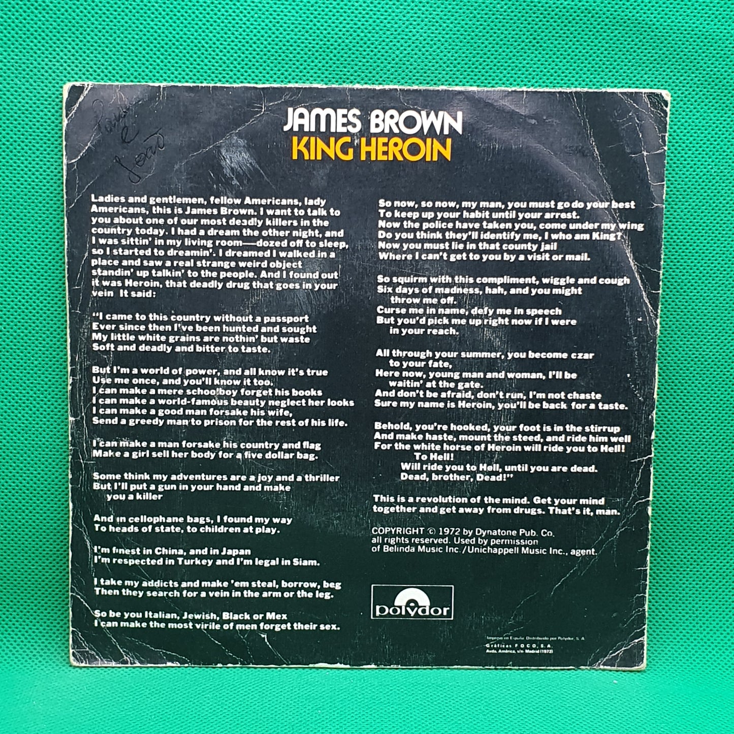 James Brown – King Heroin