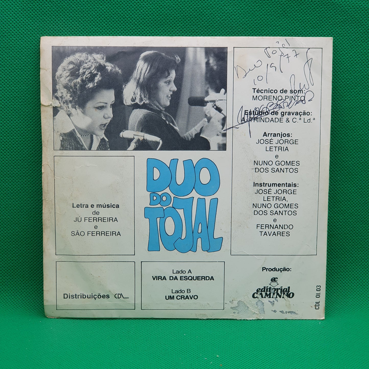 Duo do Tojal – Um Cravo