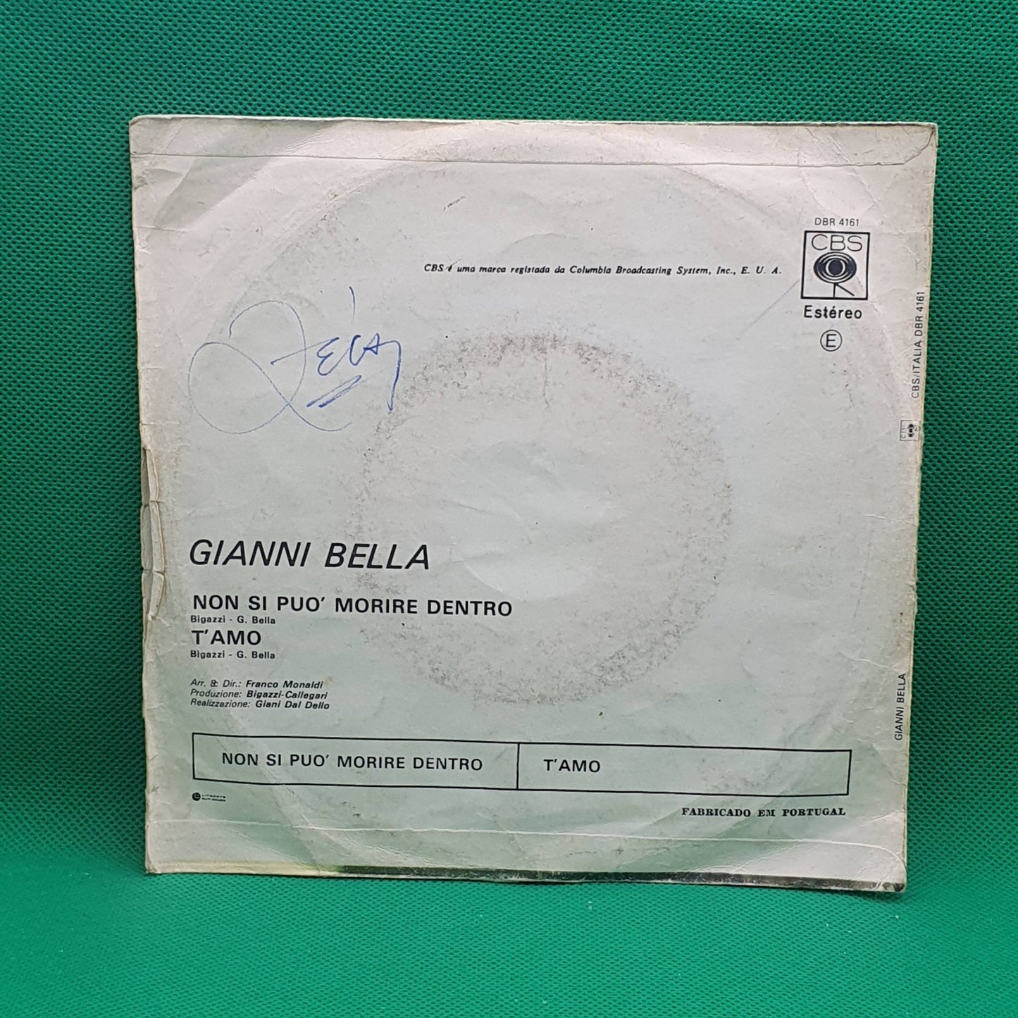 Gianni Bella – Non Si Può Morire Dentro