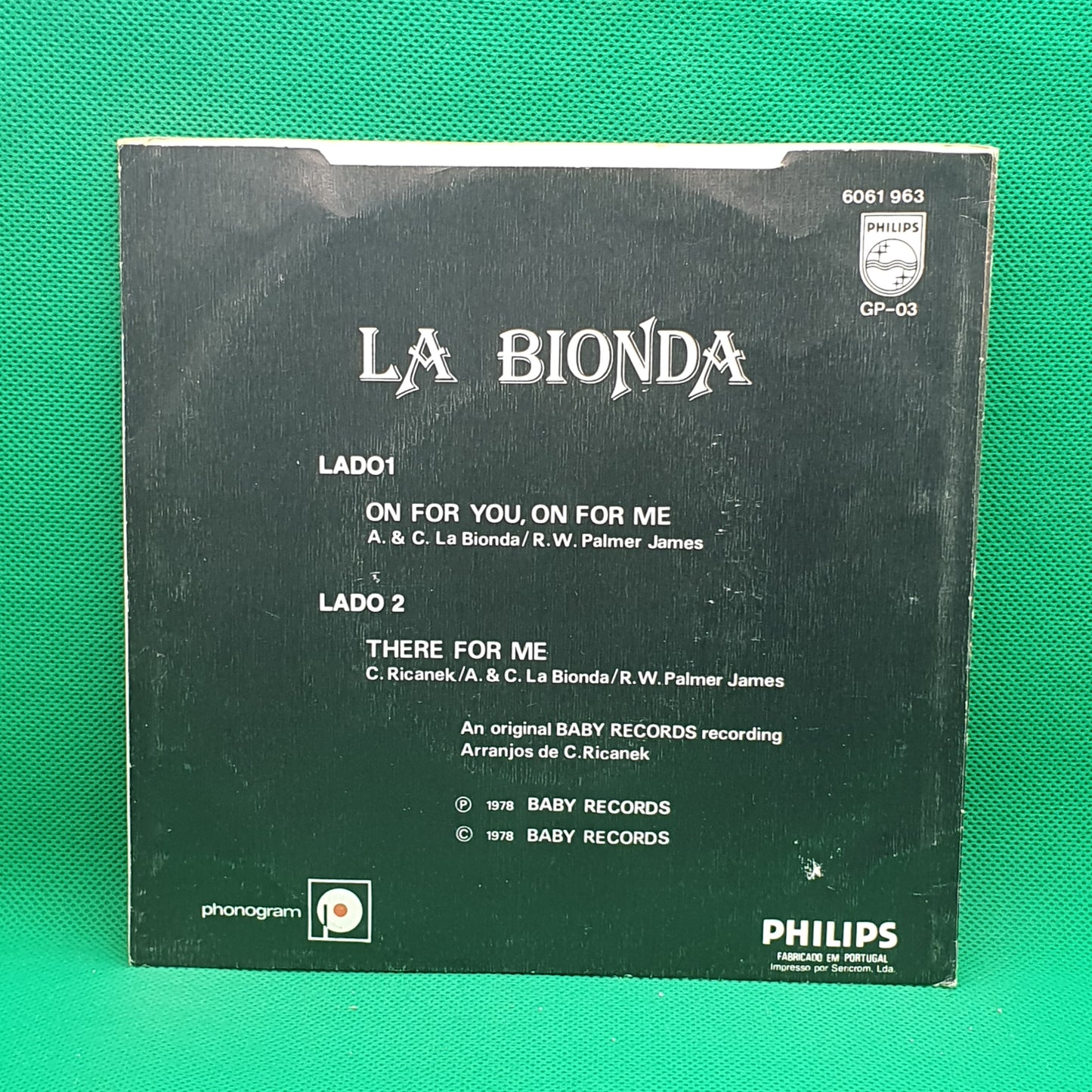 La Bionda – One For You, One For Me