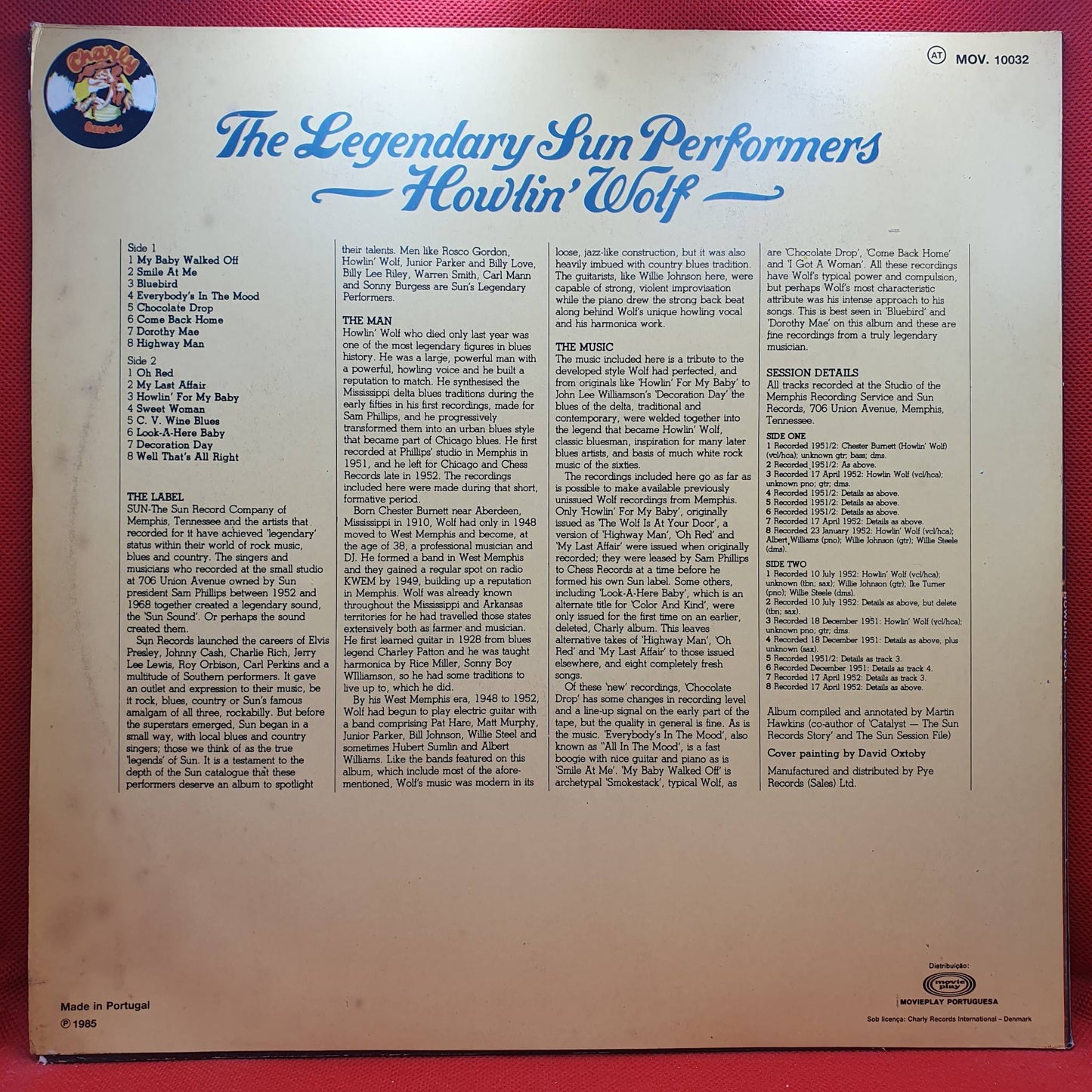 Howlin' Wolf – The Legendary Sun Performers